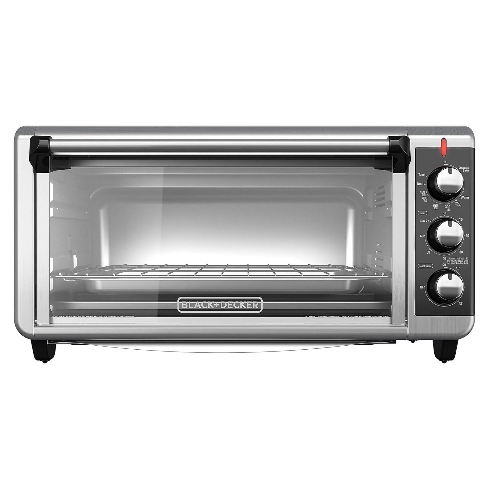 Horno Tostador BLACK+DECKER 8 Rebanadas Acero Inoxidable