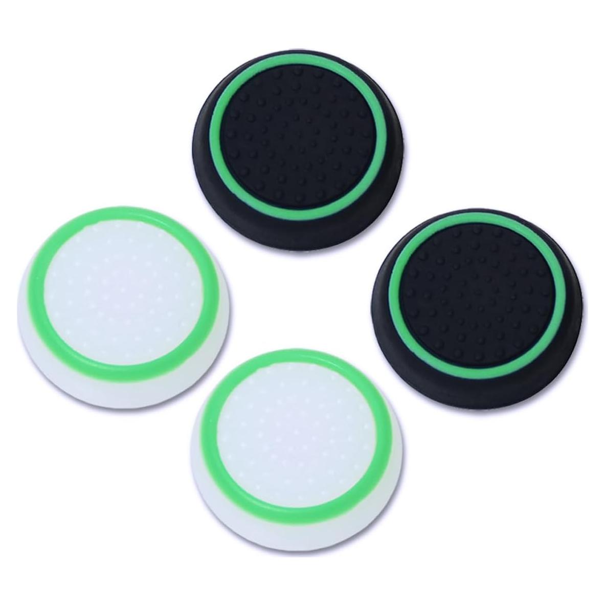 Tapas de Agarre para Pulgar Sunmike PS Portal - Silicona Antideslizante (4 Pcs) Verde