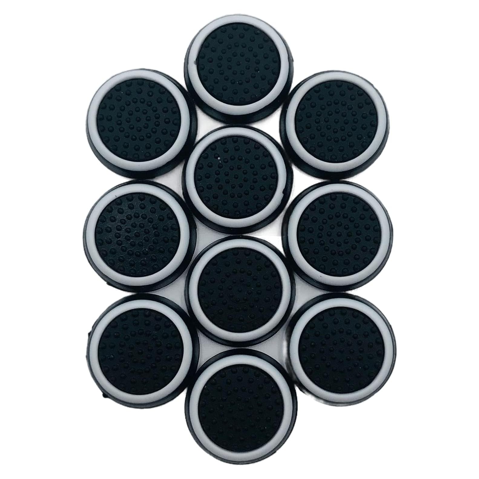 Cubiertas de palanca analógica Genérico 10 piezas negro y blanco