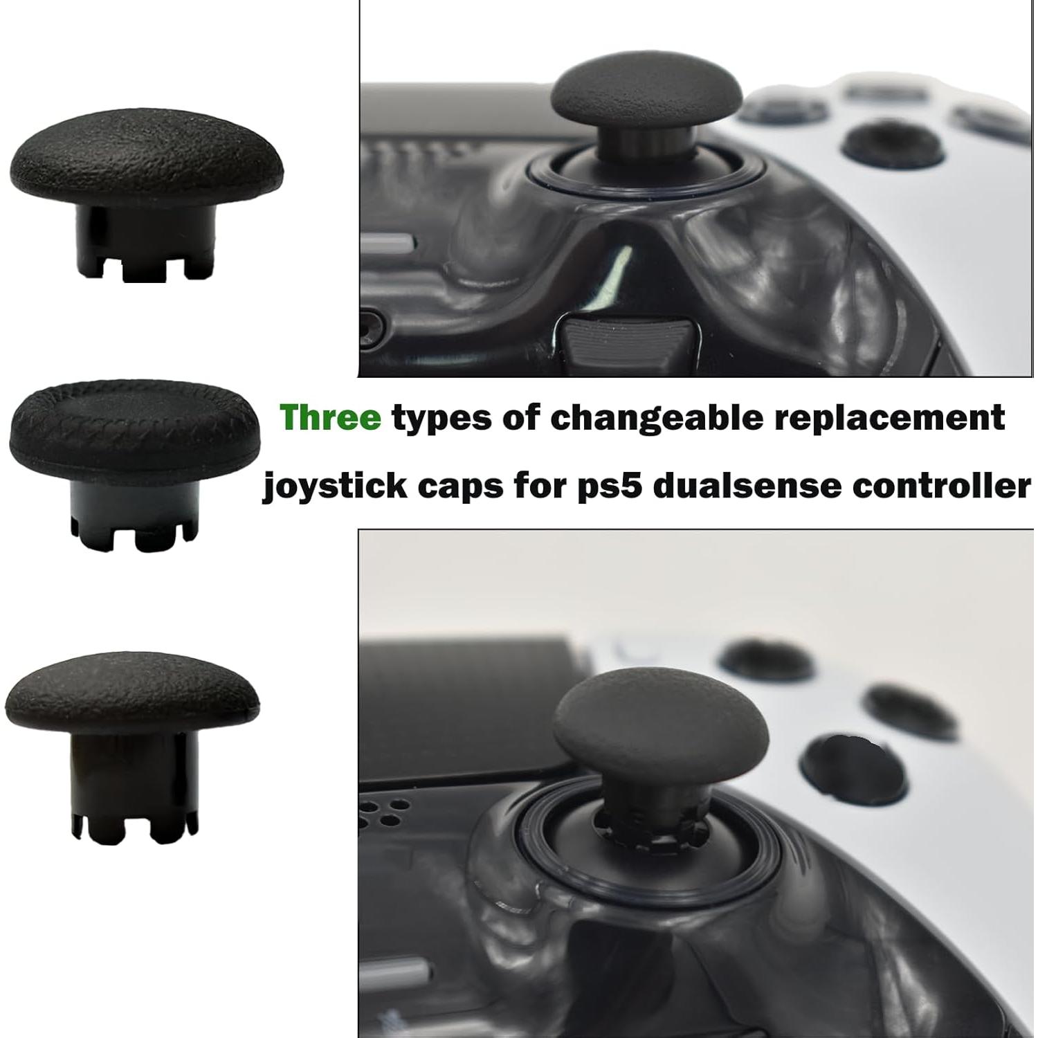 Tacos de Pulgar Peixiong para Controlador PS5 Edge - Negro