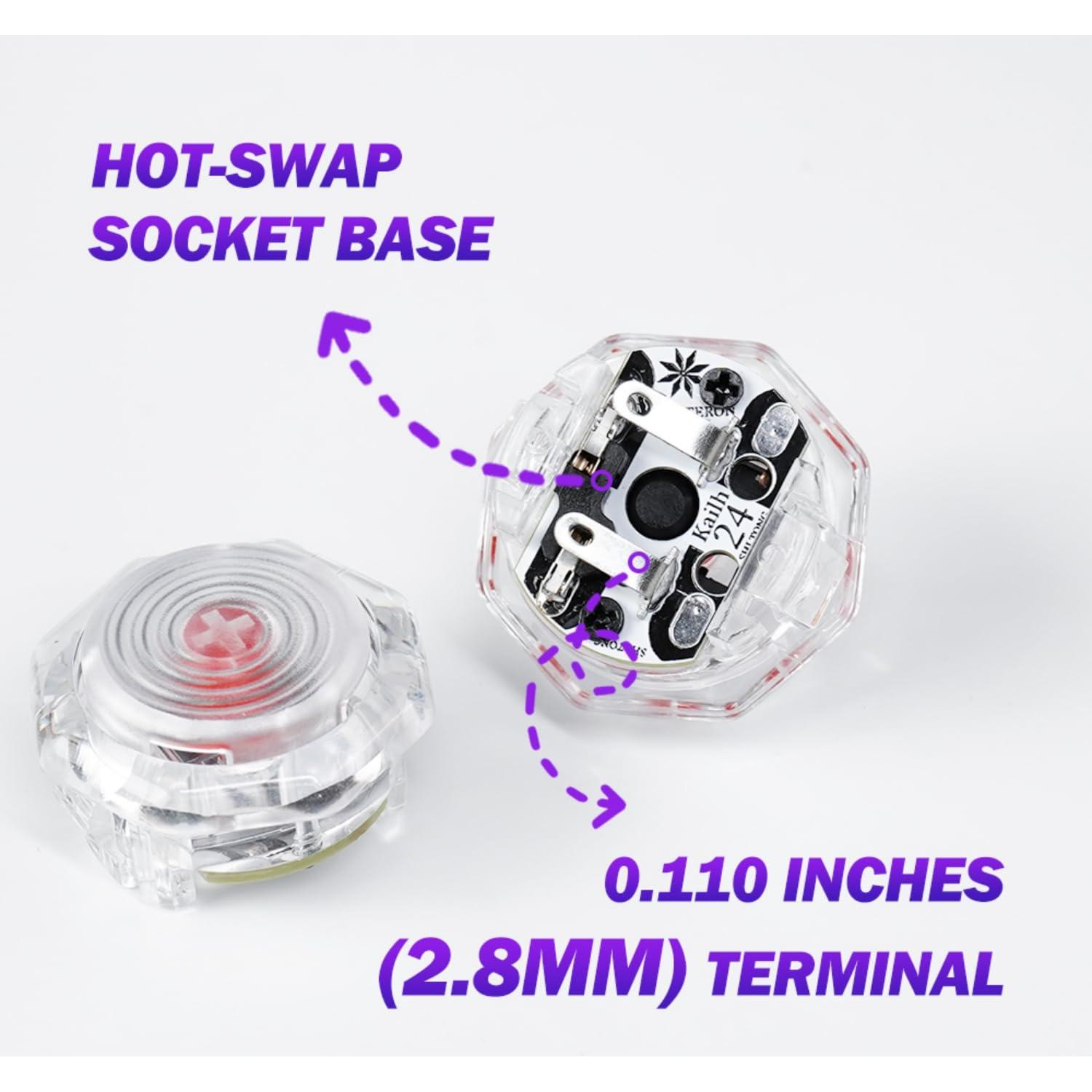 Botones de Cierre BITFUNX 12 PCS para Arcade 30mm