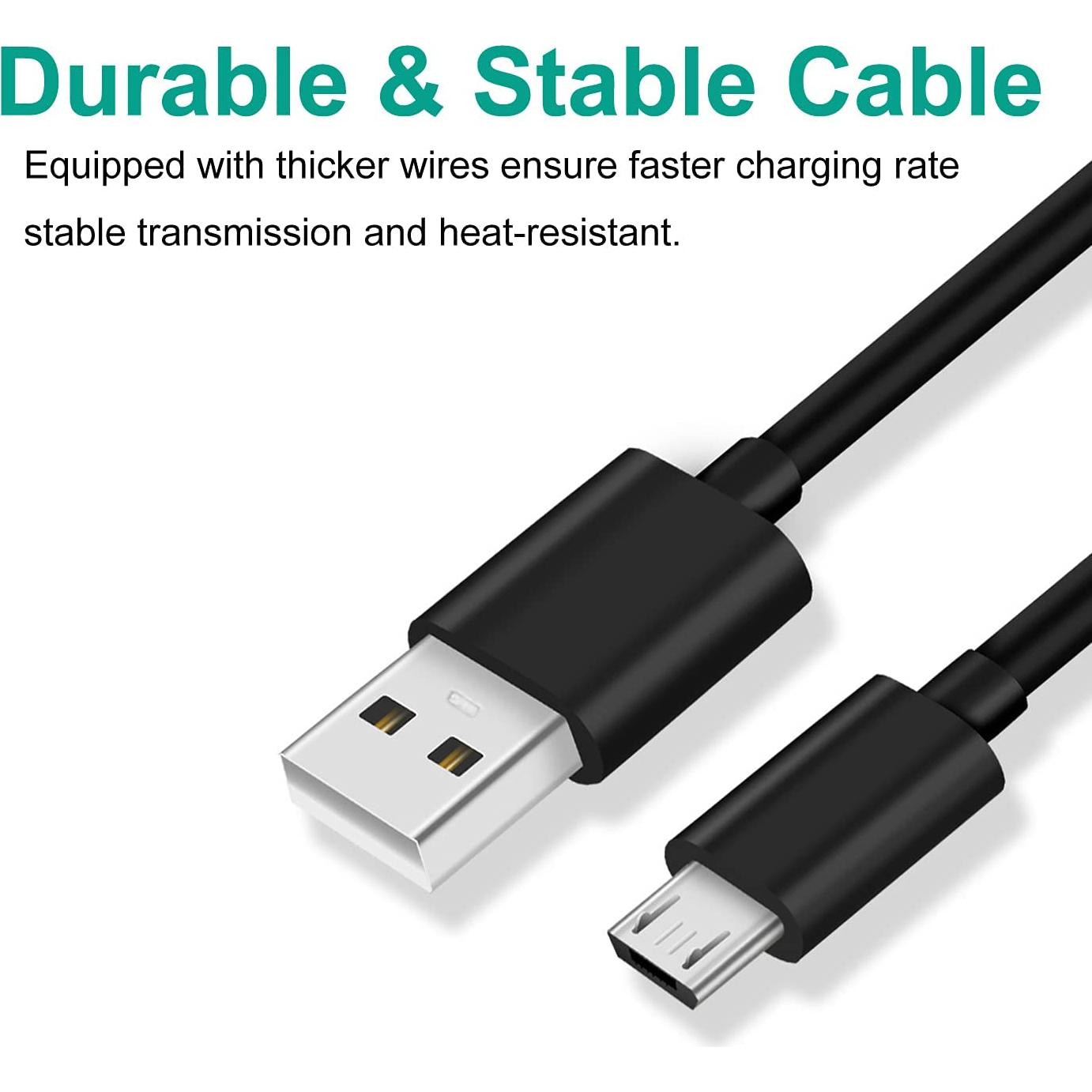 Cable Micro USB 1,83 m DIGITMON para PS4 Carga Rápida