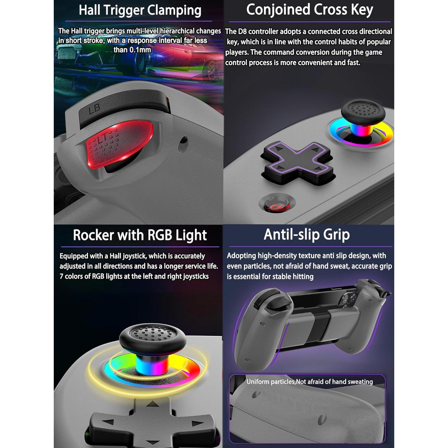 Controlador Inalámbrico Koiiko para iPad y Android RGB Turbo