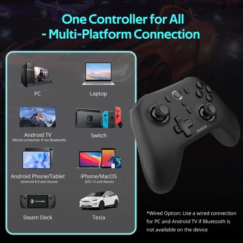 Controlador Inalámbrico C6 abxylute para PC y Switch - 1000Hz