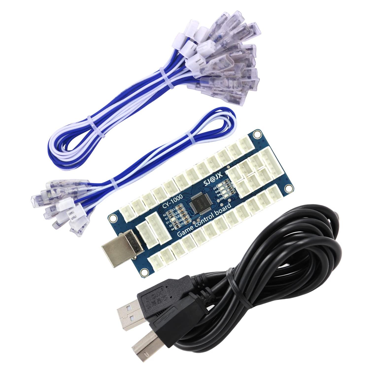 Controlador Arcade SJ@JX USB con 6 Botones Macro