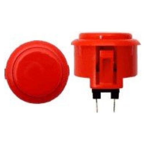 Botones de Arcade Sanwa OBSF-30 Vermillion 2 Pcs