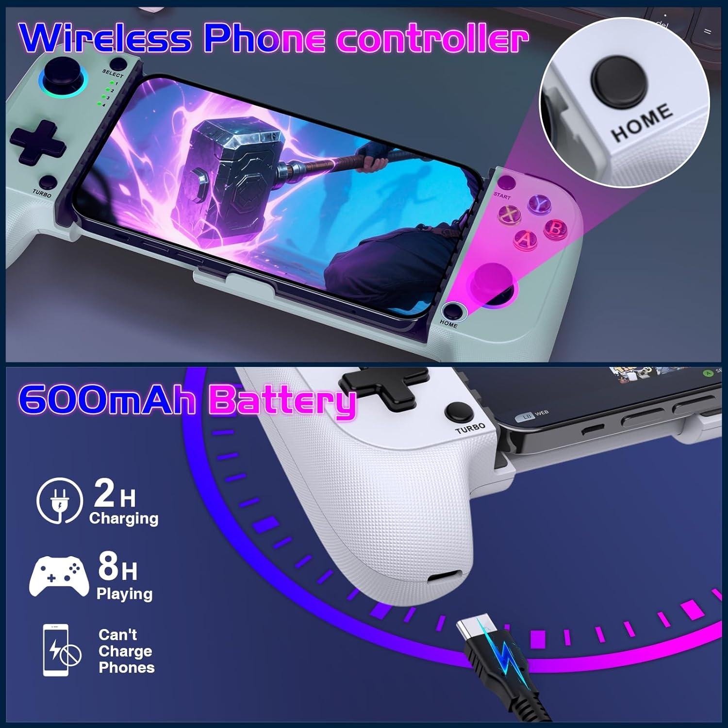 Controlador de Juegos Móviles Spican para iPhone y Android