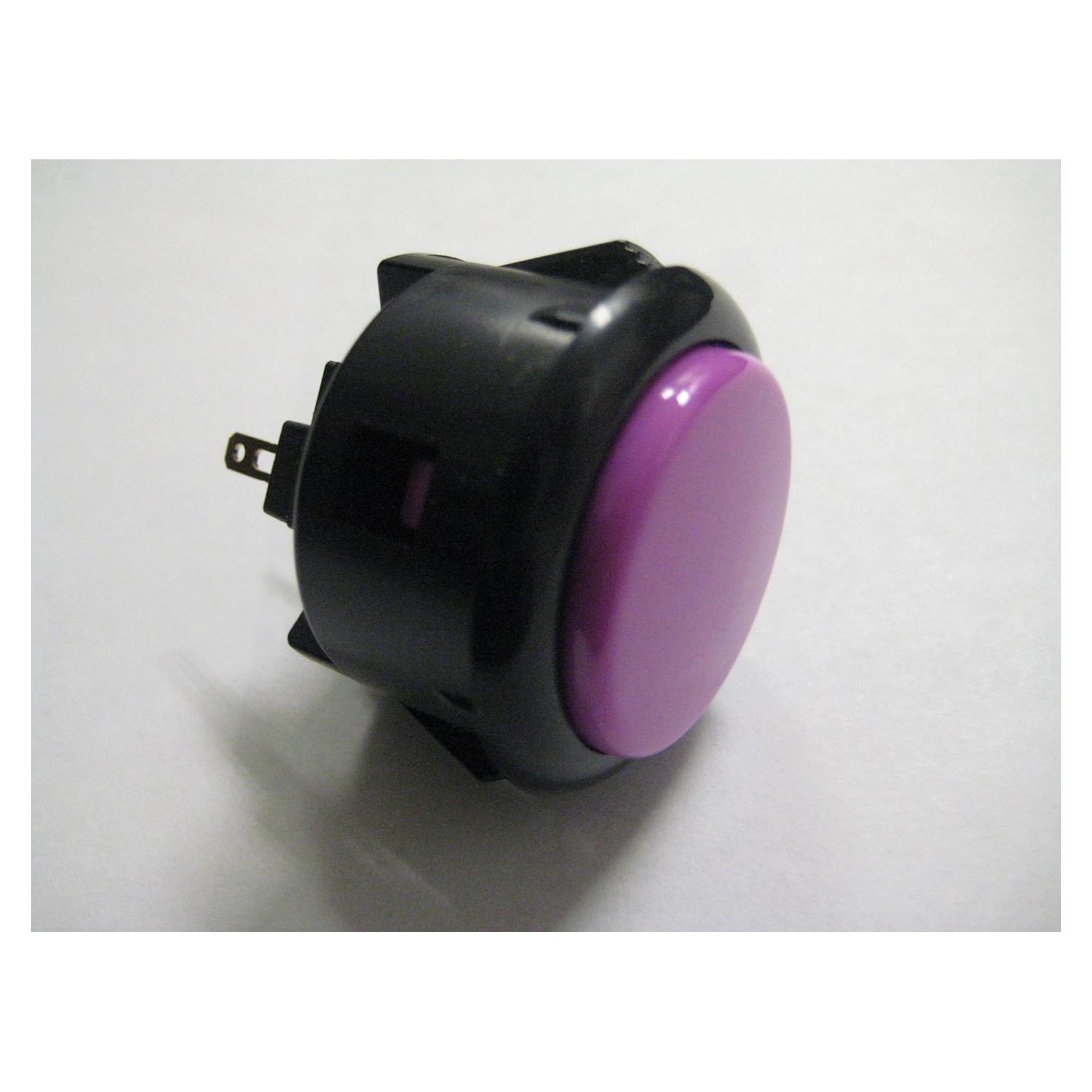 Botón de Arcade Sanwa OBSF-30 Violeta y Negro OEM