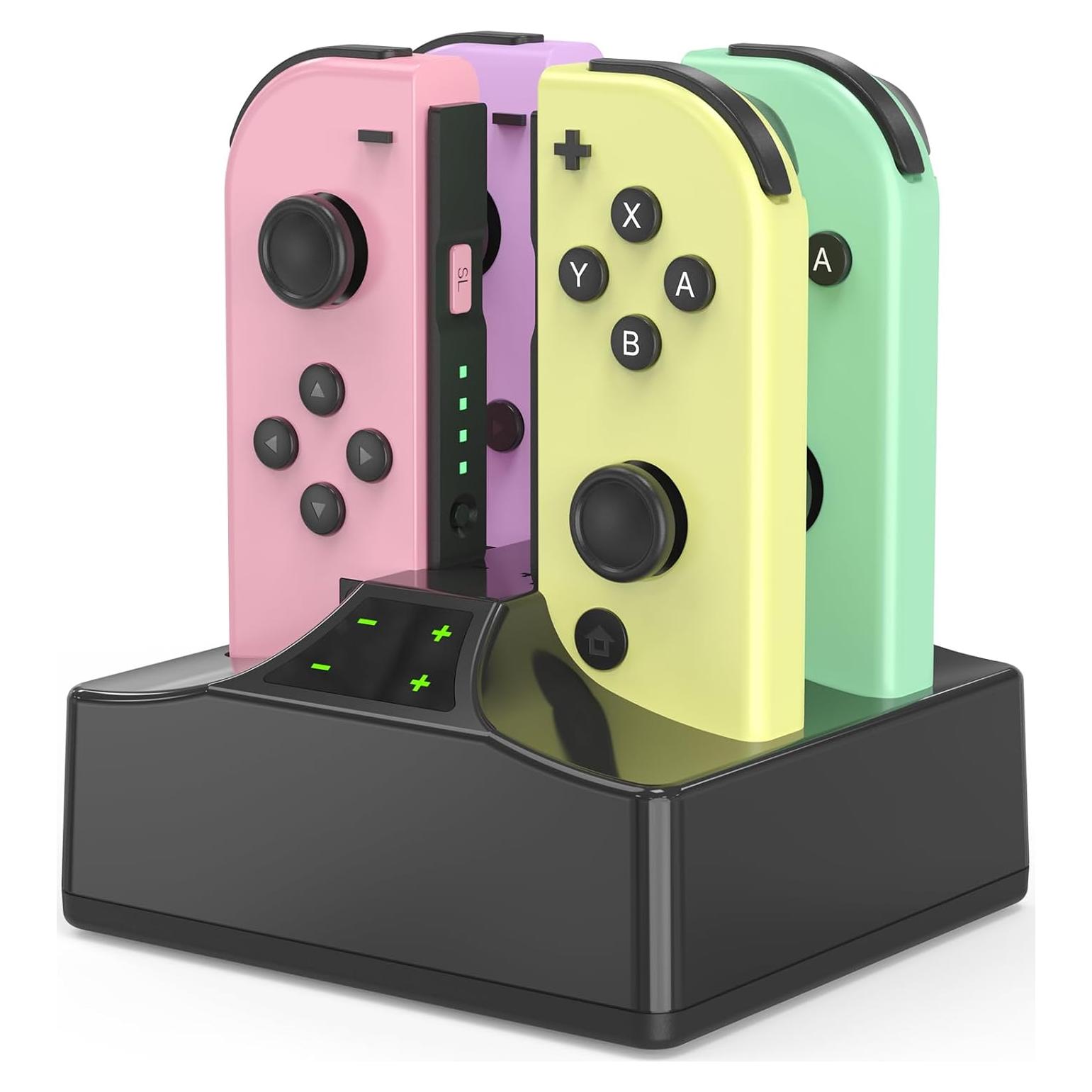 Cargador Joycon YCCSKY para Nintendo Switch - Carga 4 Controladores