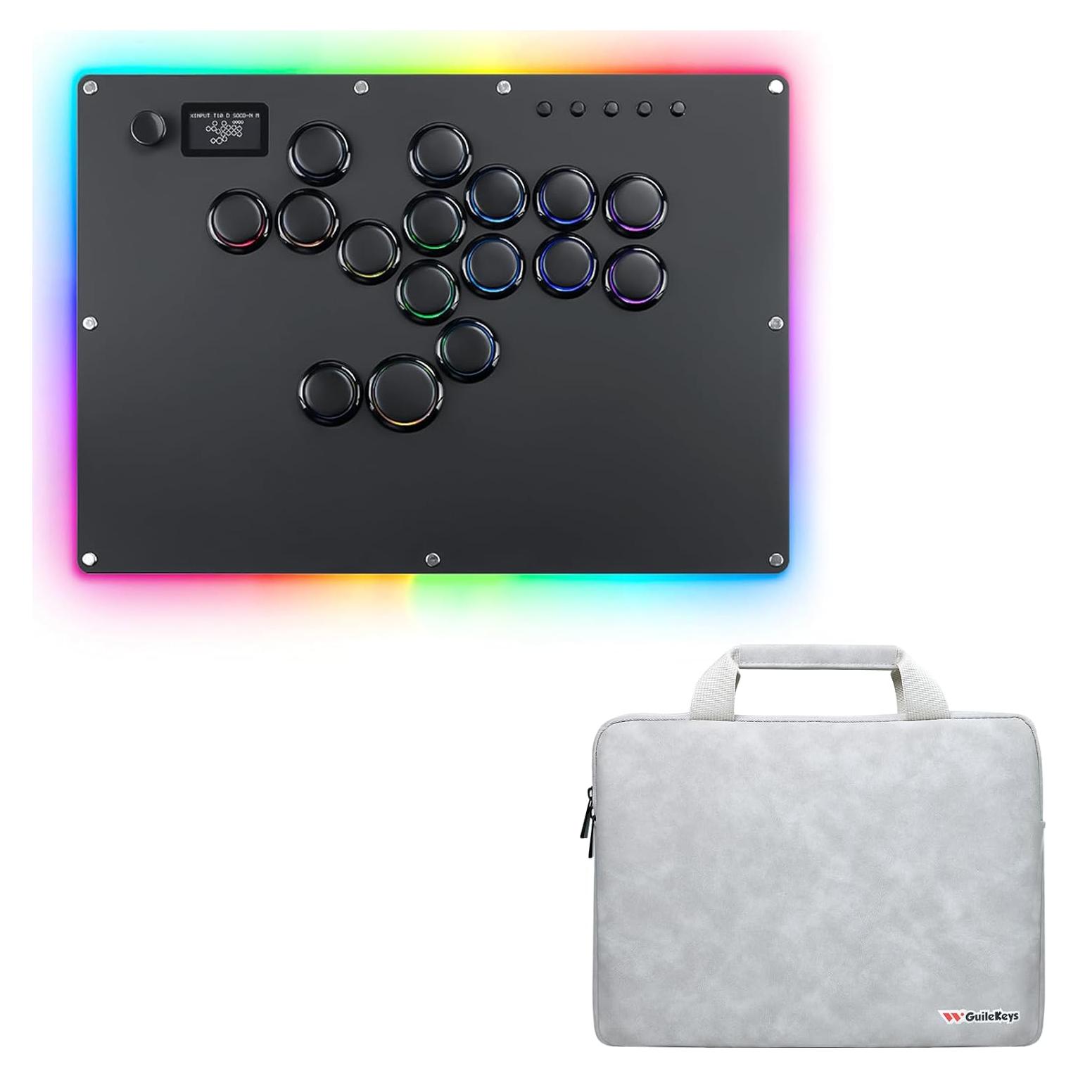 Controlador de Arcade GuileKeys GK-16 con Funda Portátil