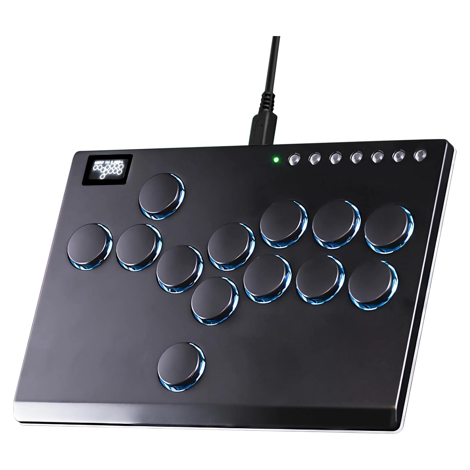 Controlador Arcade Sehawei M13 Metal 13 Botones RGB Turbo