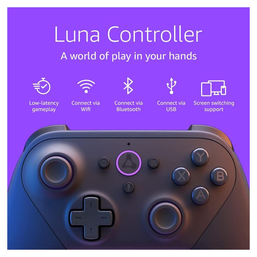 Controlador Inalámbrico Amazon Luna - Conexión WiFi y Bluetooth
