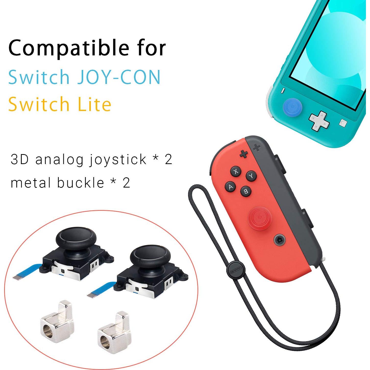 Kit Reparación Joycon LONANDY 2 Piezas para Nintendo Switch