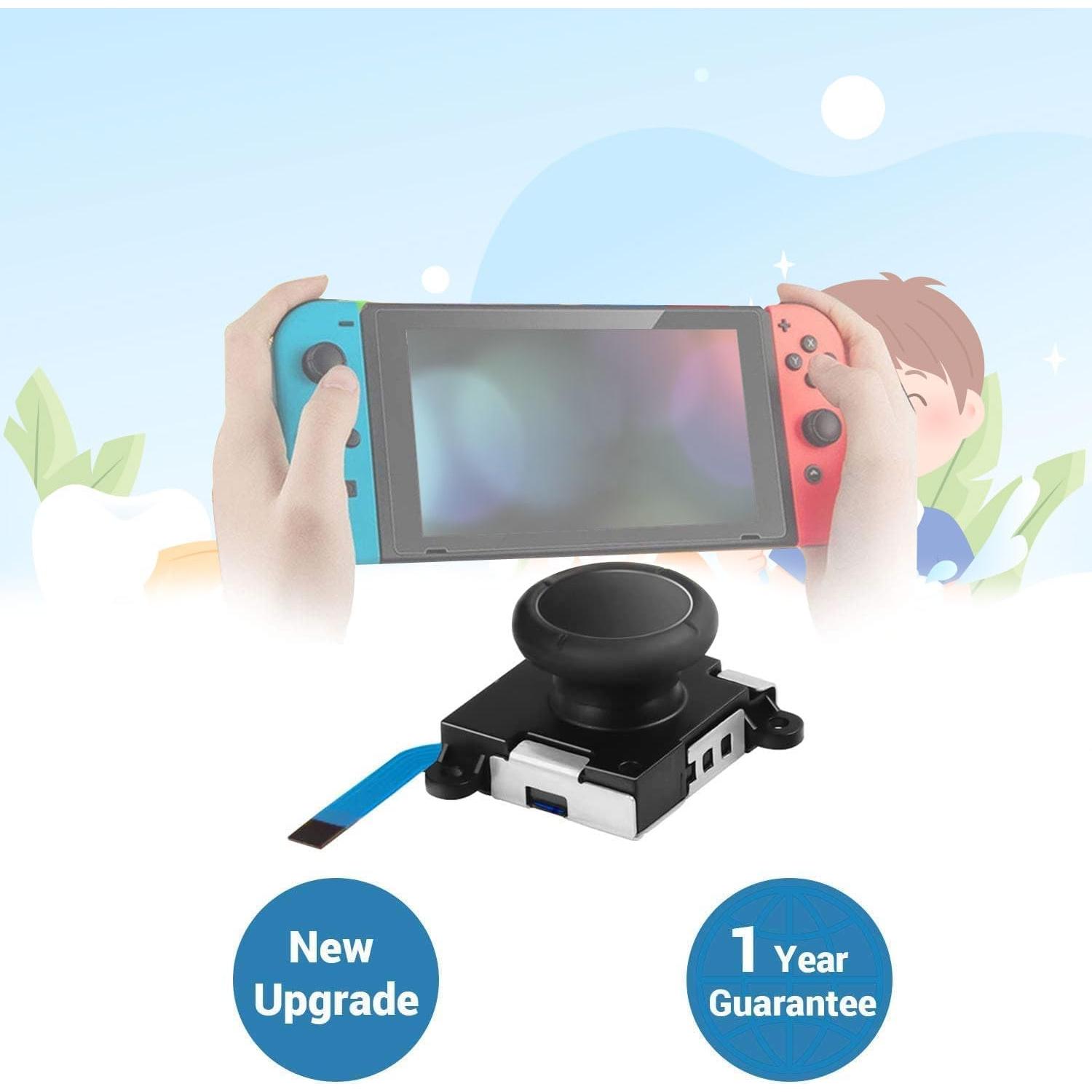 Reemplazo JoyCon JAOYSTII 4 Piezas para Nintendo Switch