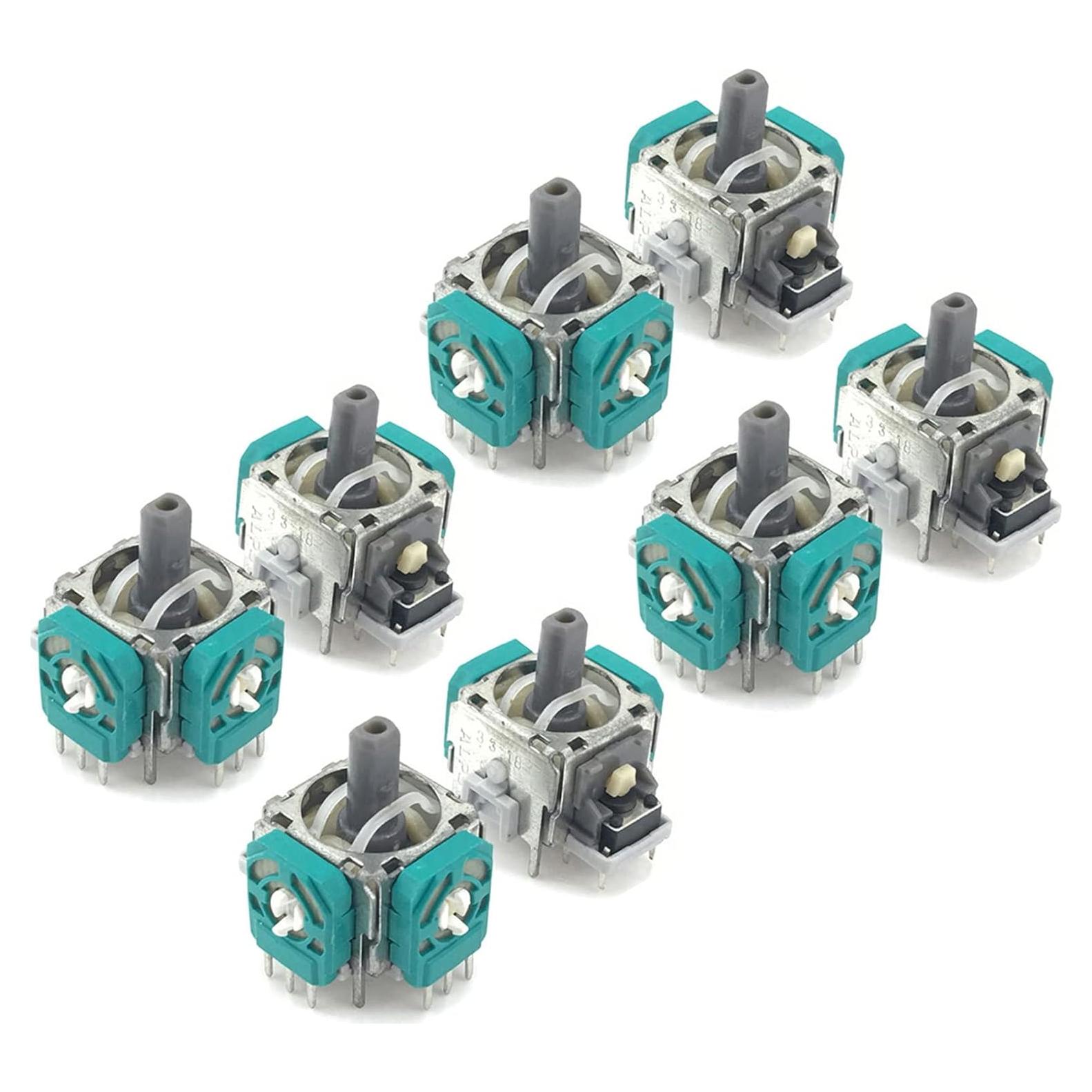 8 Piezas Reemplazo Palancas Analógicas 3D Onyehn para Xbox y PS4