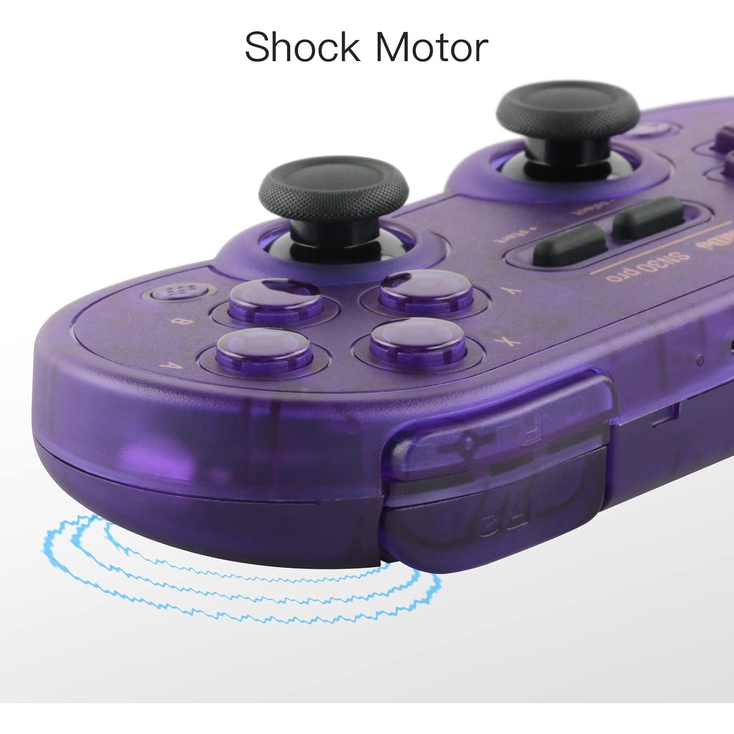 Controlador Inalámbrico 8Bitdo SN30 Pro Bluetooth Rumble