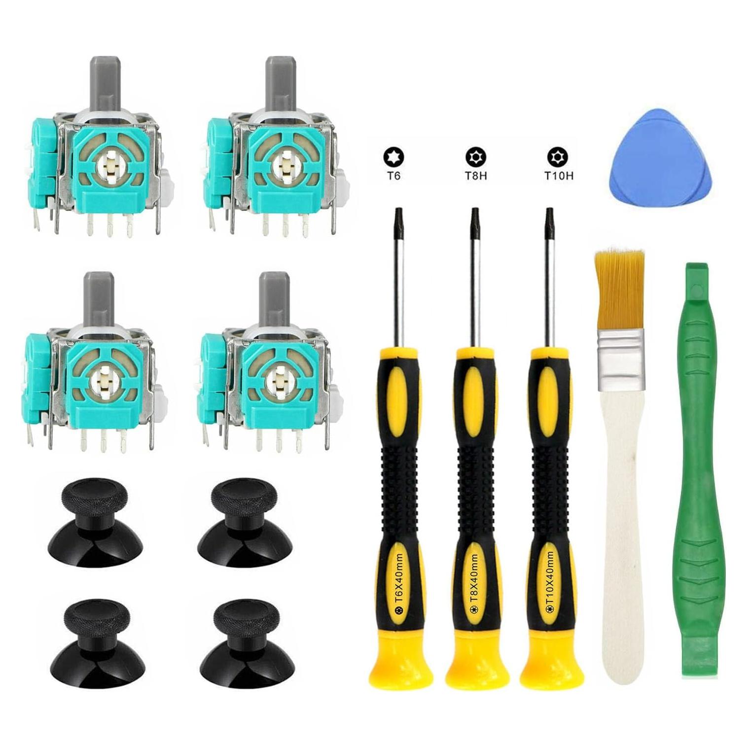 Juego de 4 Joysticks de Reemplazo Kinyanco para Xbox One S/X