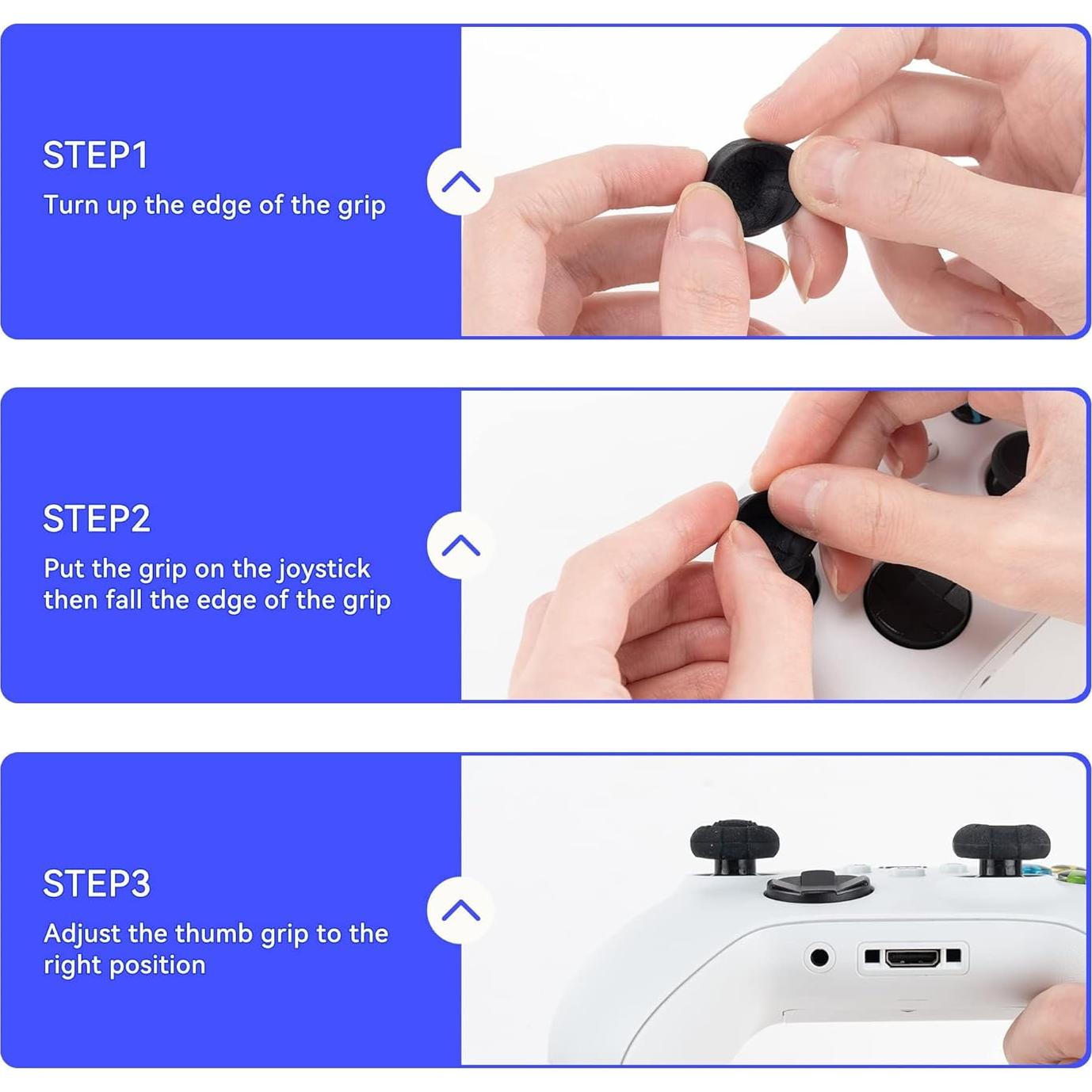 Tapas de Agarre GeekShare para Controlador Xbox One - 6 Piezas
