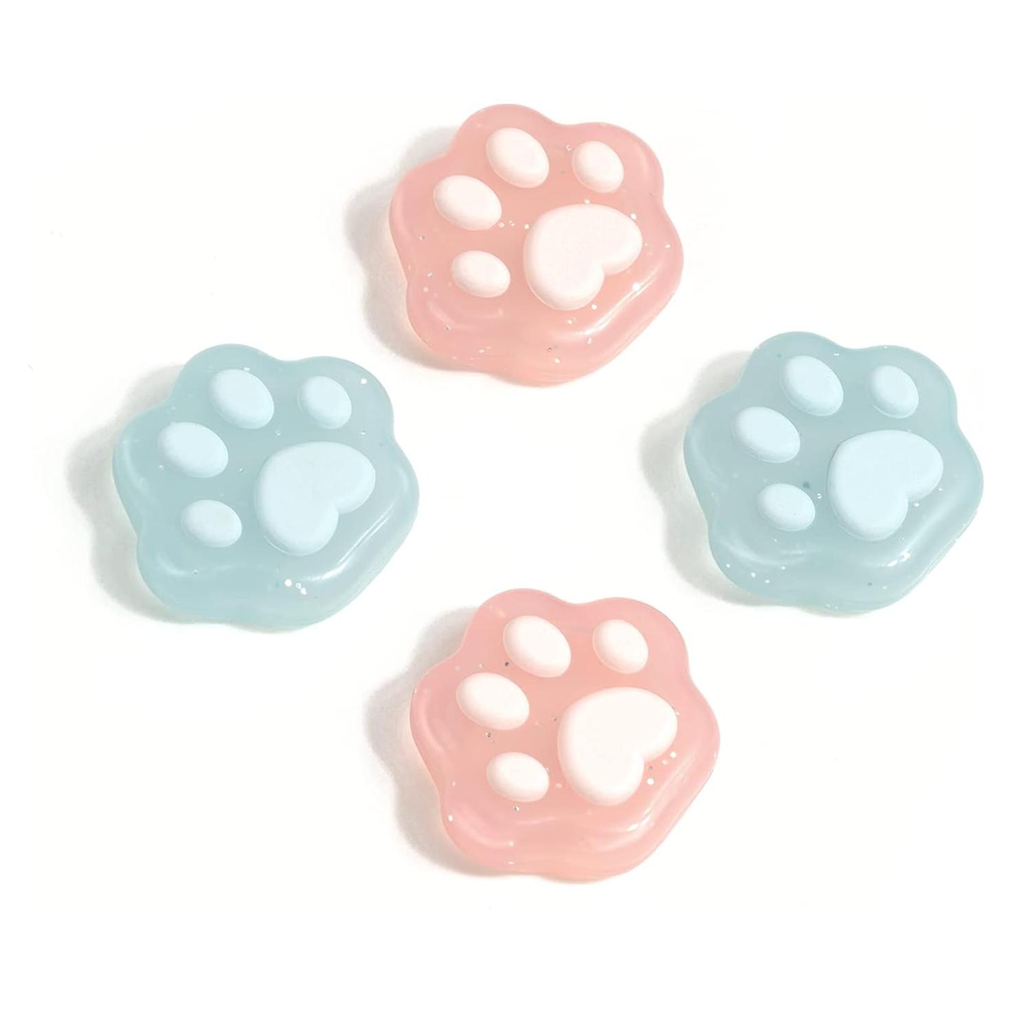 Tapas de agarre GeekShare para Switch y Lite - 4PCS Brillante