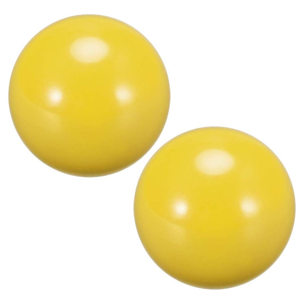 Joystick Bola Superior uxcell 35mm Amarillo 2 Piezas Arcade
