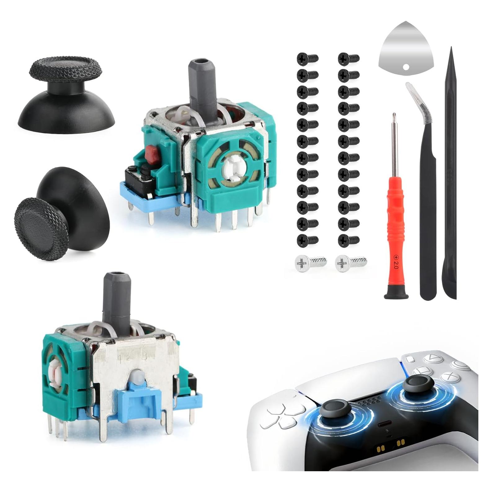 Reemplazo Joystick PS5 YWLRONG 2 Piezas + Tornillos