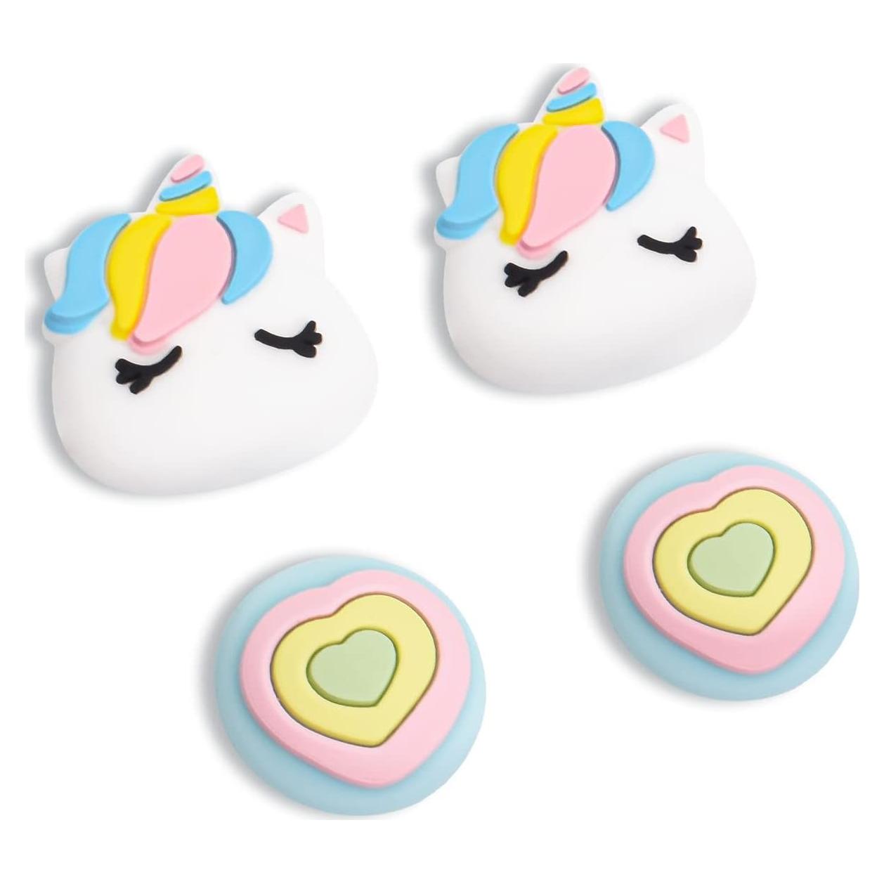 Tapa Joystick Nintendo Switch DLseego Arcoíris 4 Piezas