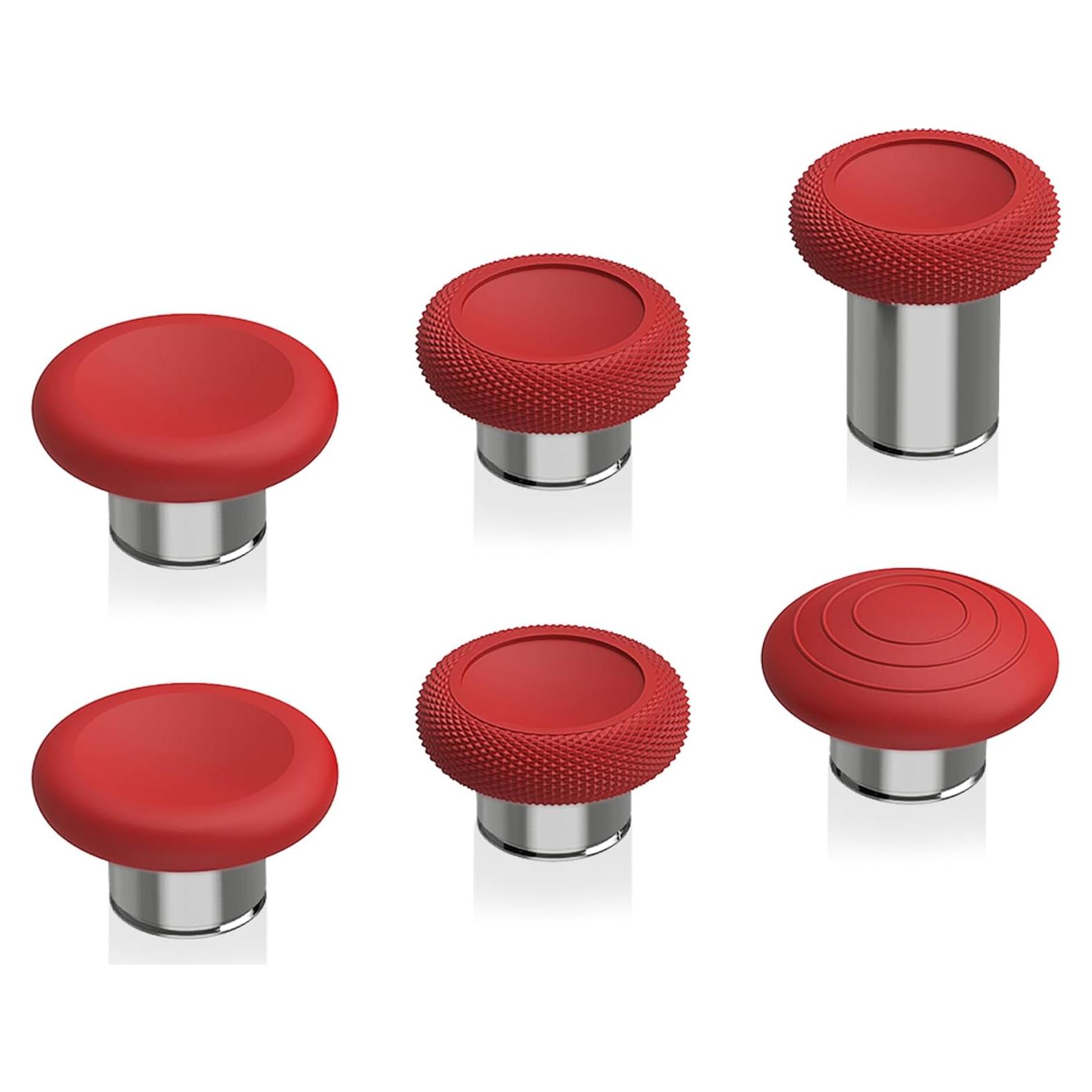 Palancas de Reemplazo eXtremeRate para Xbox Elite 2 - Rojo y Plata