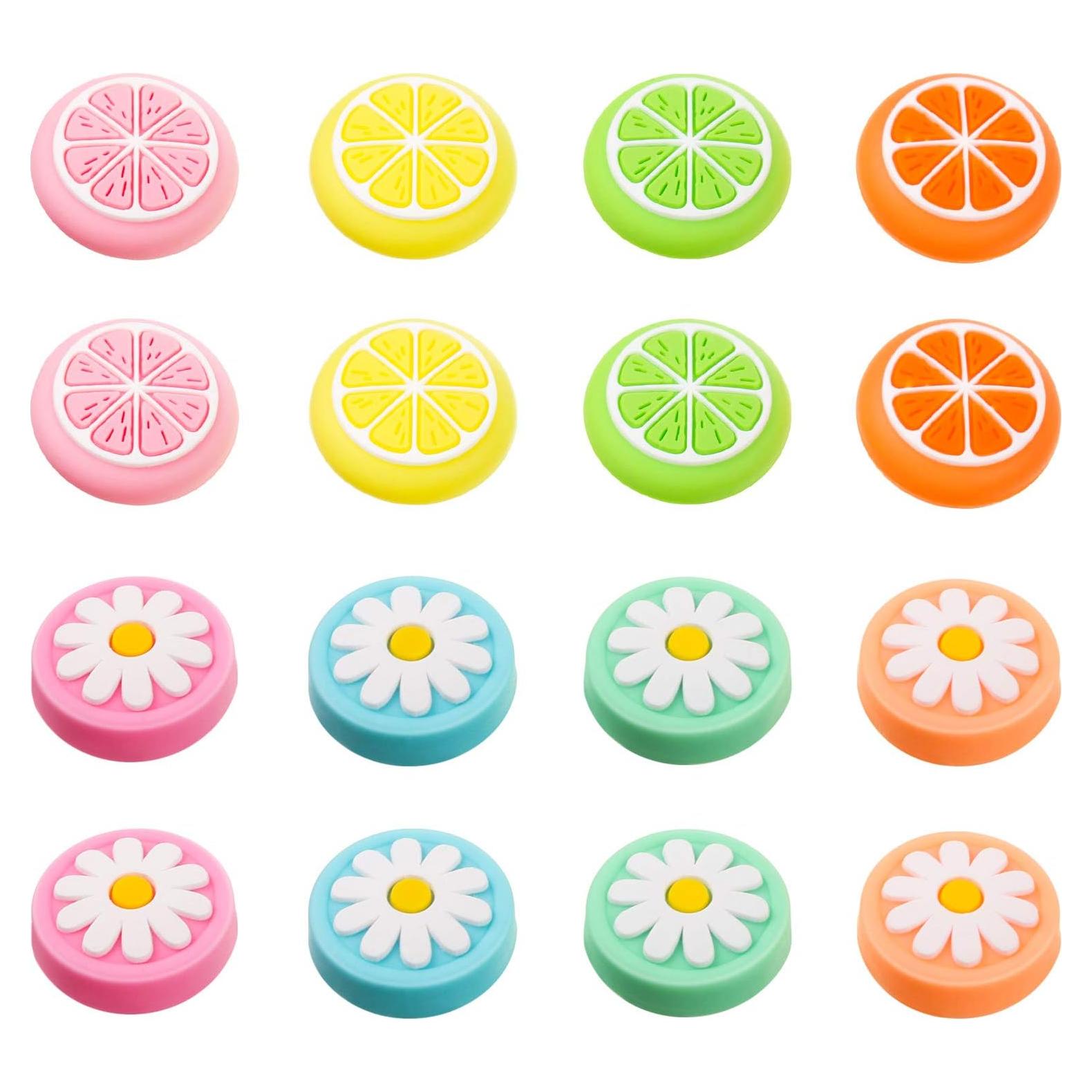 Tapones de Agarre Silicona Sumind 16 Piezas para Nintendo Switch
