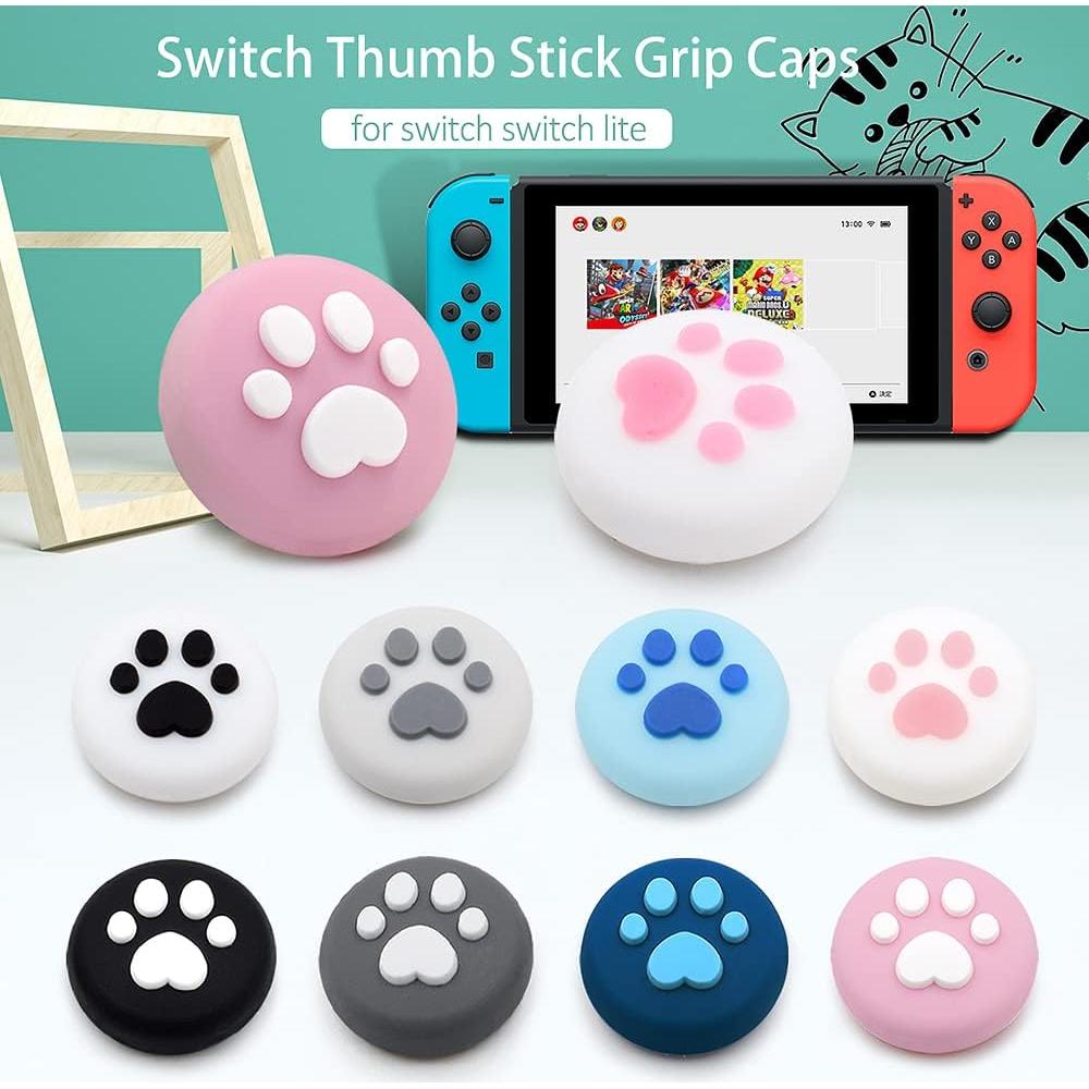 Tapa de Joystick Silicona PEGEO para Joycon Nintendo Rosa