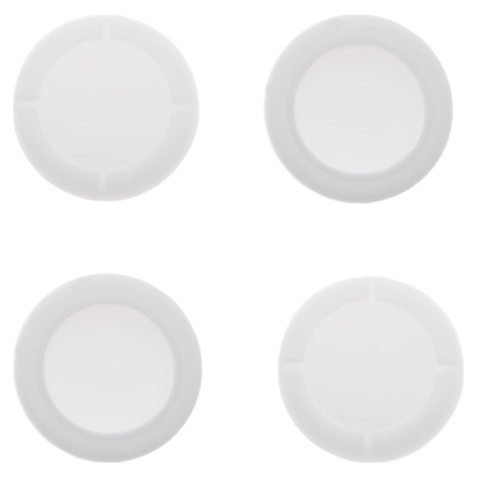 Tapa de Joystick LBTODH 4 Pcs Silicona Blanca para Switch