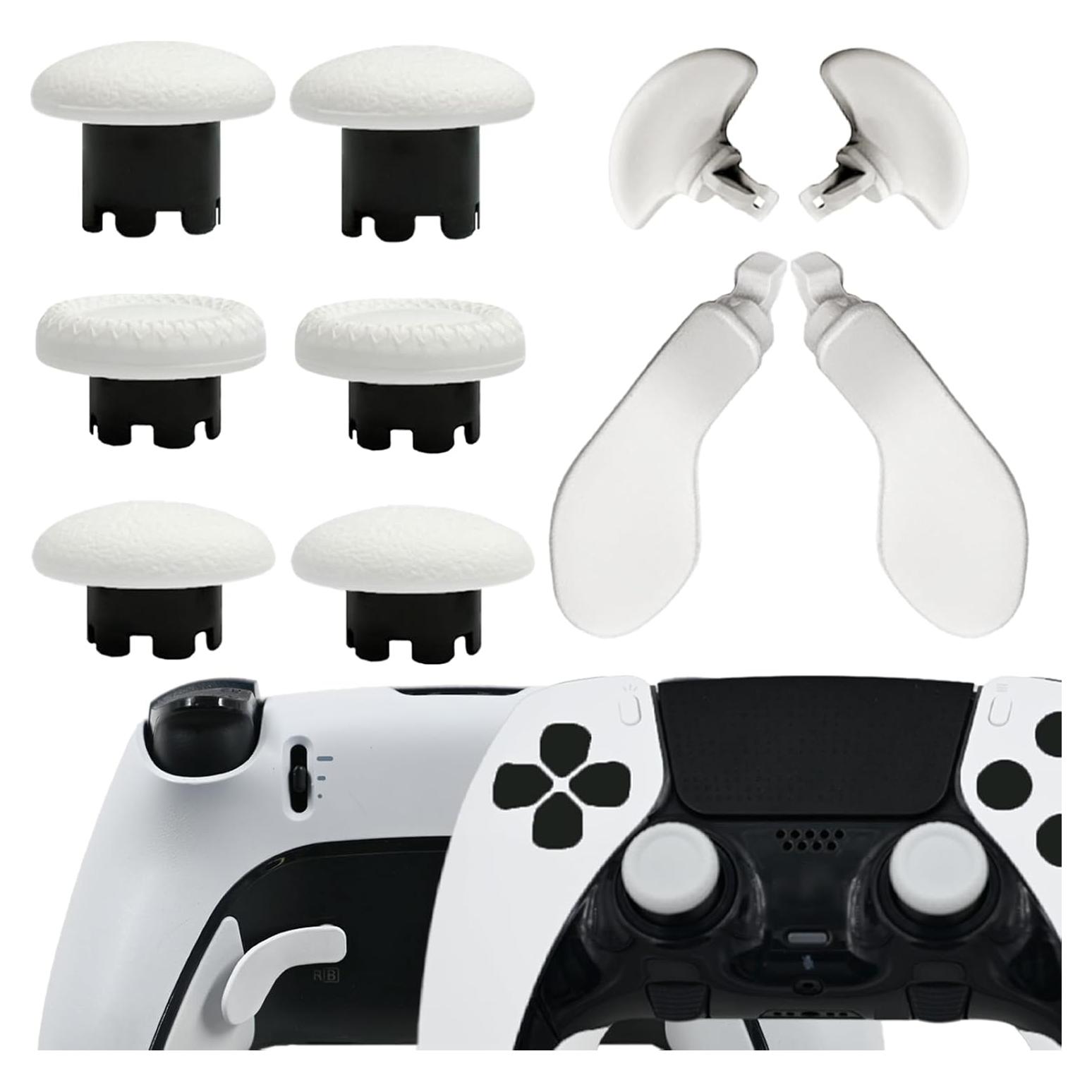 Kit 10 en 1 Accesorios Metal PS5 Edge Joysticks y Paddles