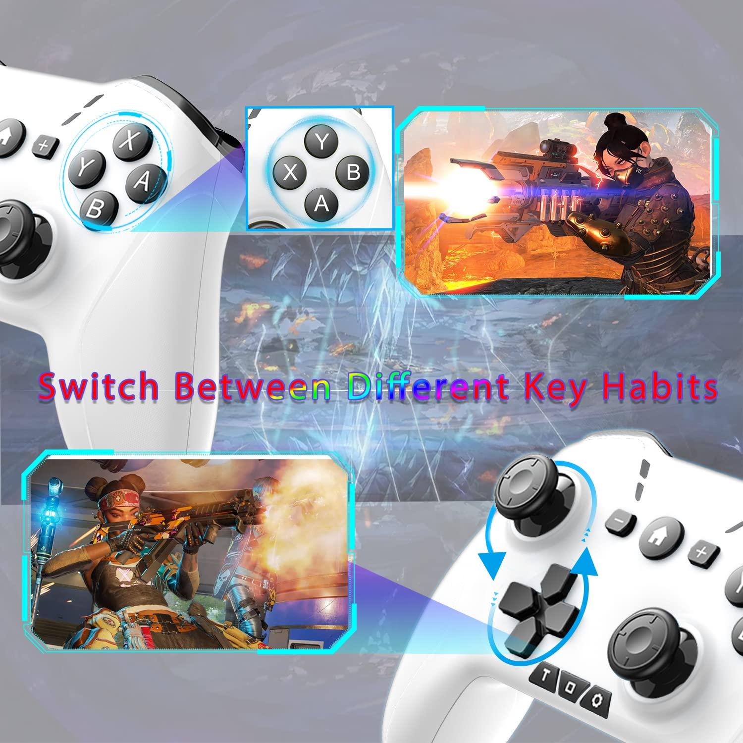 Controlador Bluetooth UNIHOW para Switch y PC Inalámbrico