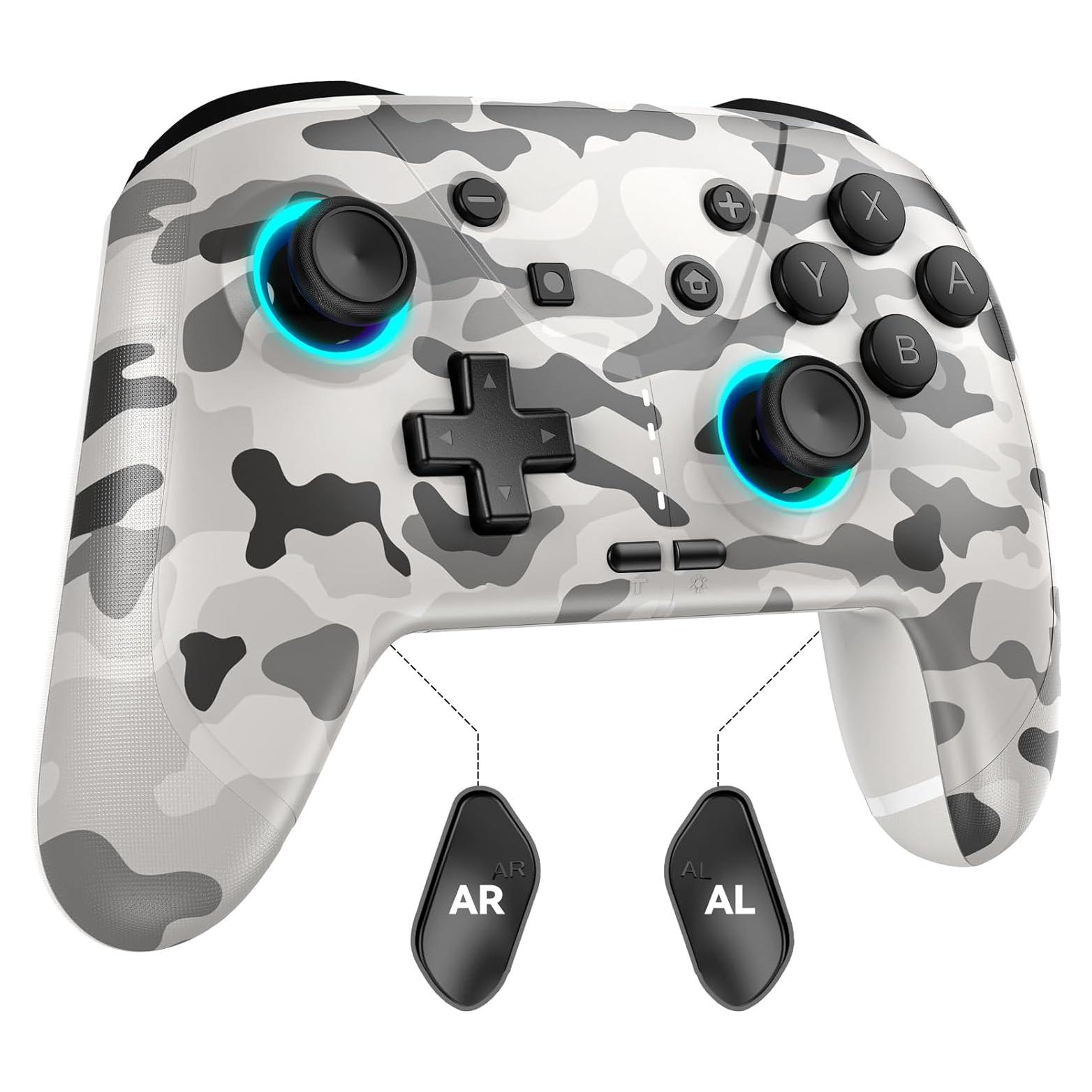 Controlador Inalámbrico GMBACK Bluetooth con Joysticks Hall