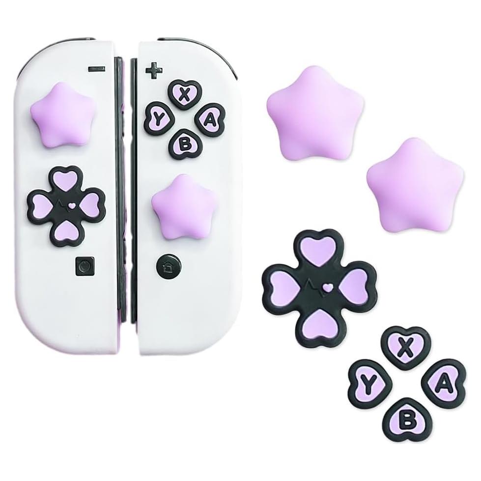 Tapones de Joystick PERFECTSIGHT para Nintendo Switch - Set Colorido