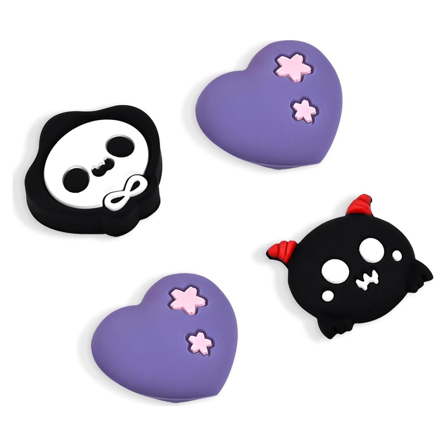 Tapas de agarre DLseego para Switch y Switch Lite - 4PCS