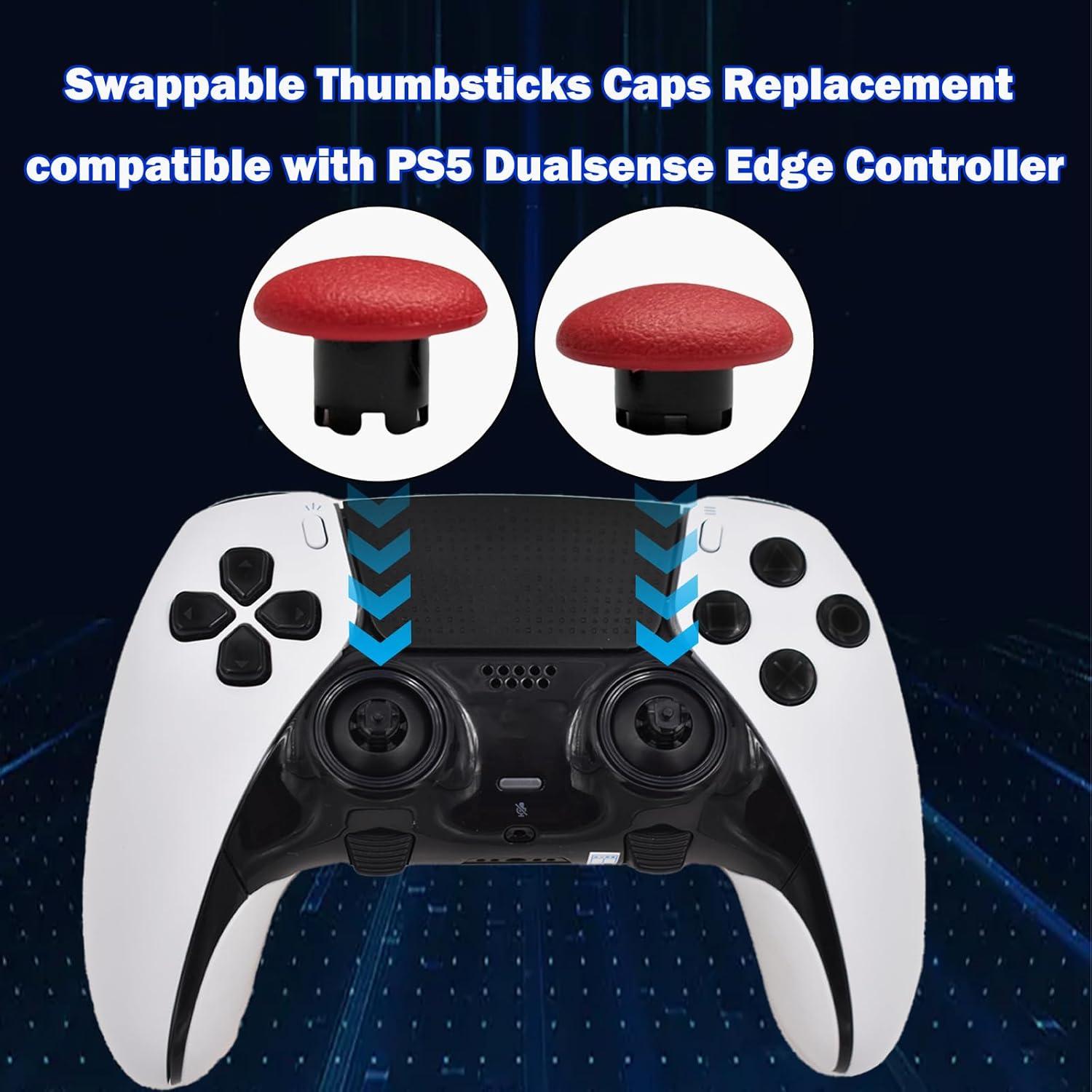Thumbsticks Intercambiables 6en1 Alovexiong para PS5 Rojo