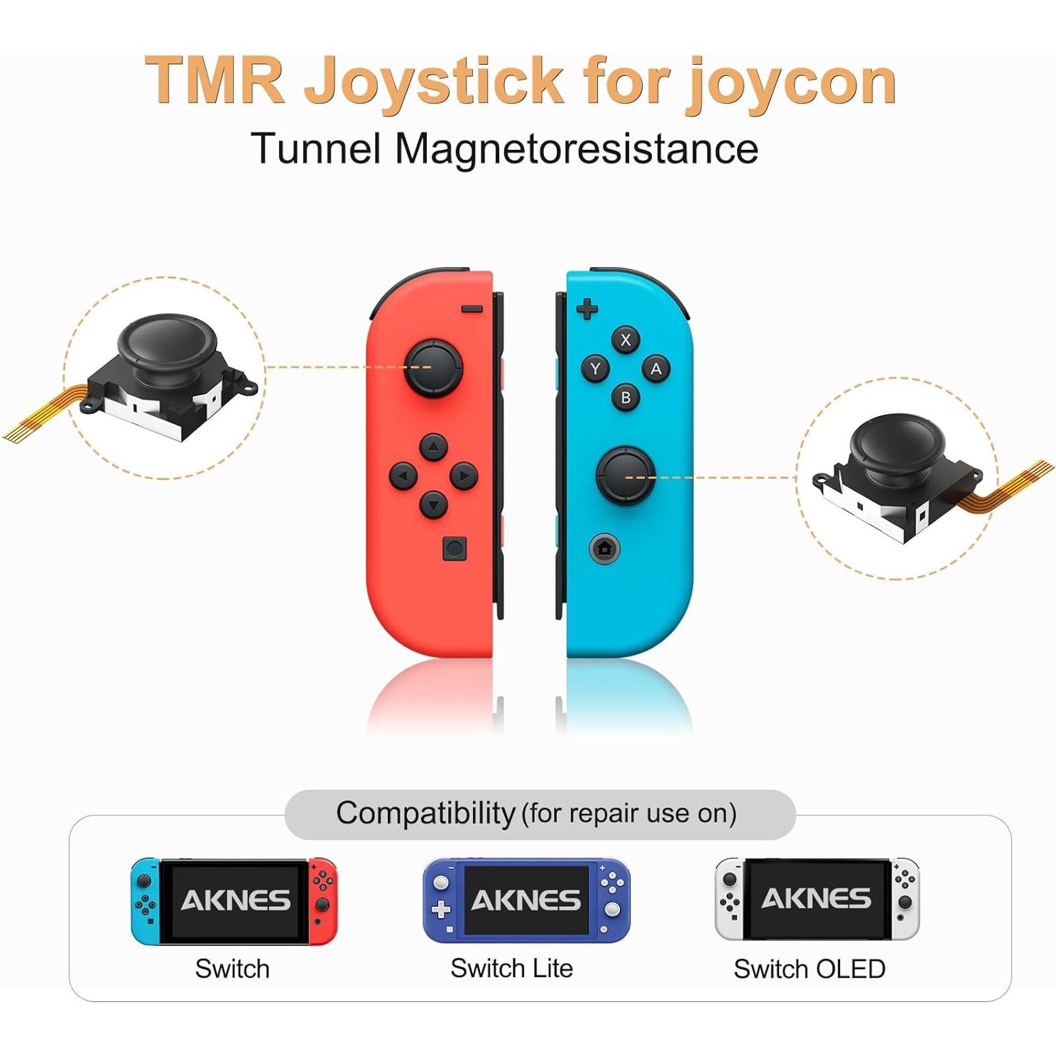 Reemplazo Joystick TMR AKNES para Switch OLED/Lite - Kit Completo