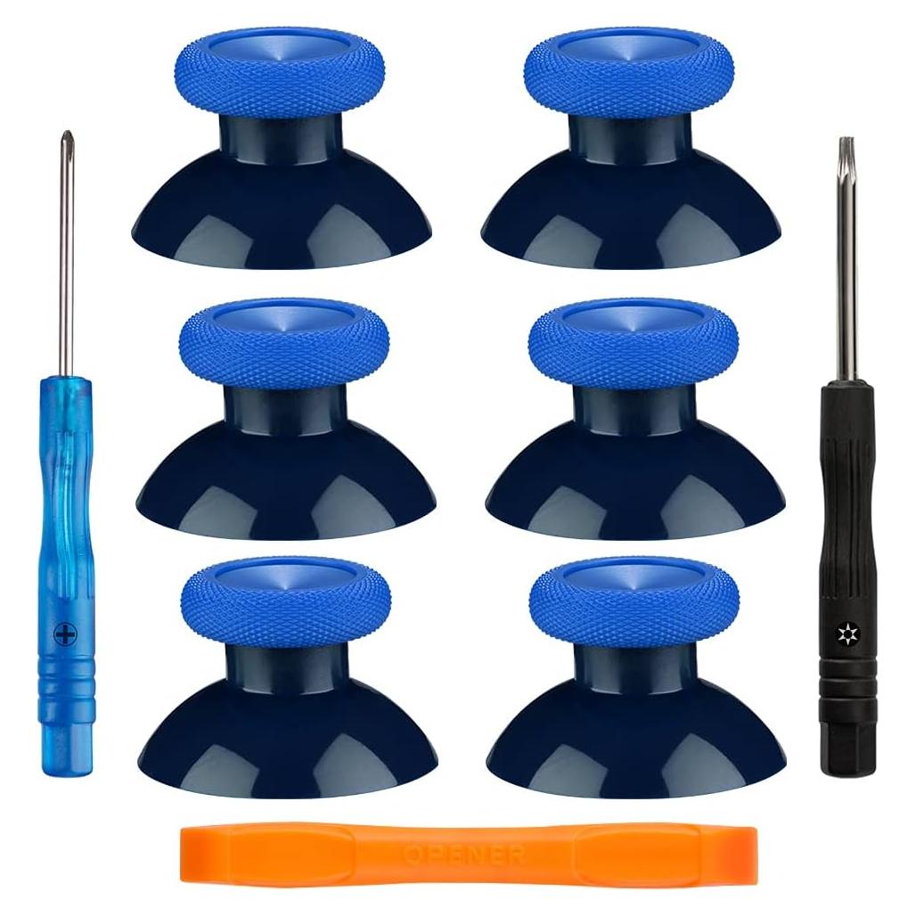 TOMSIN Joysticks Reemplazo Xbox One S - 6 Pcs Azul