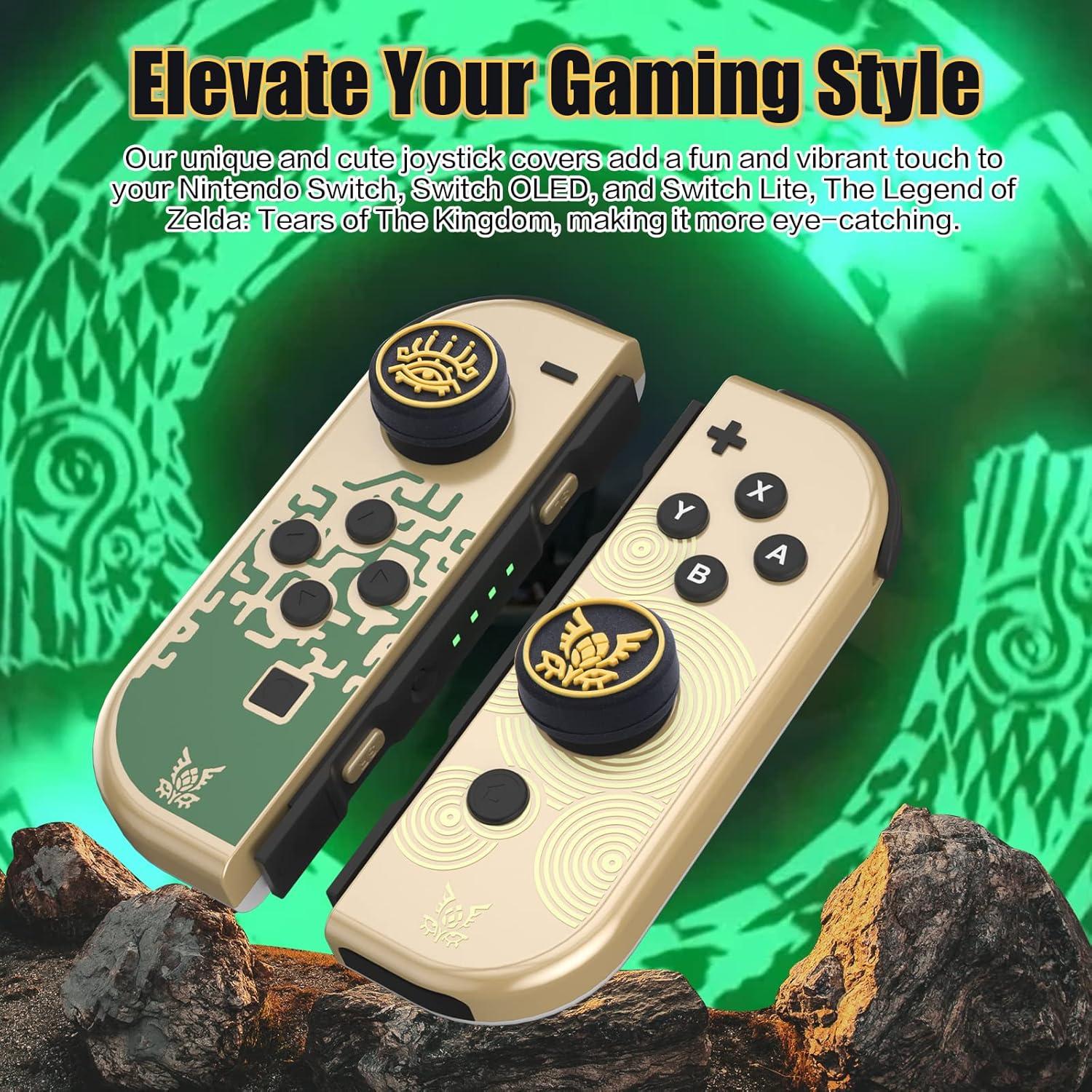 Tapas de Pulgar para Nintendo Switch NANANINO Ojos Amarillos