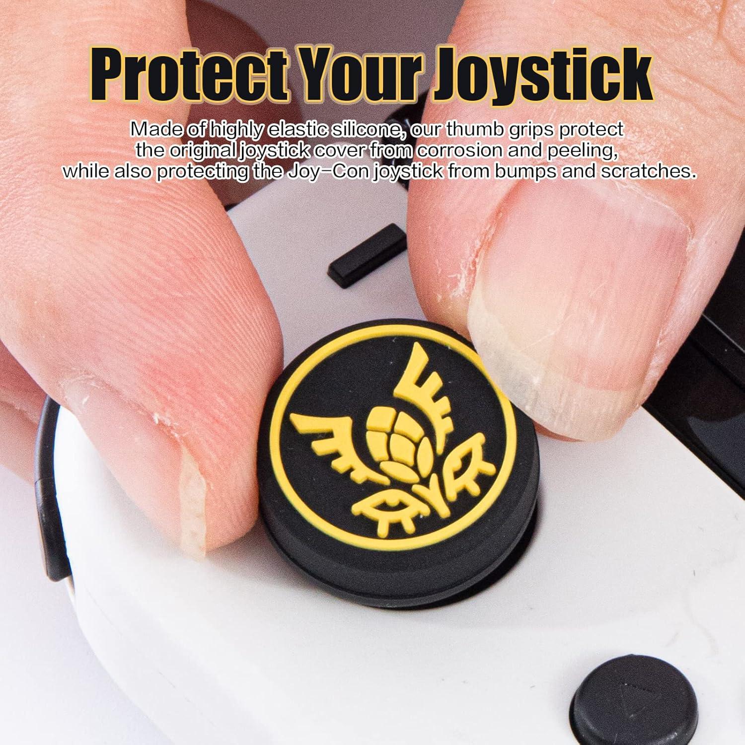 Tapas de Pulgar para Nintendo Switch NANANINO Ojos Amarillos