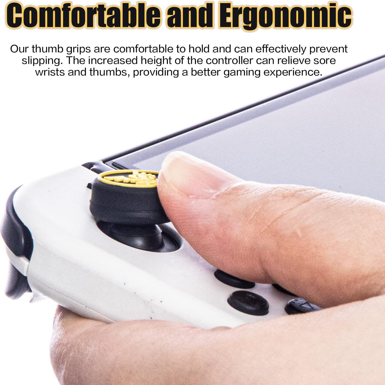 Tapas de Pulgar para Nintendo Switch NANANINO Ojos Amarillos