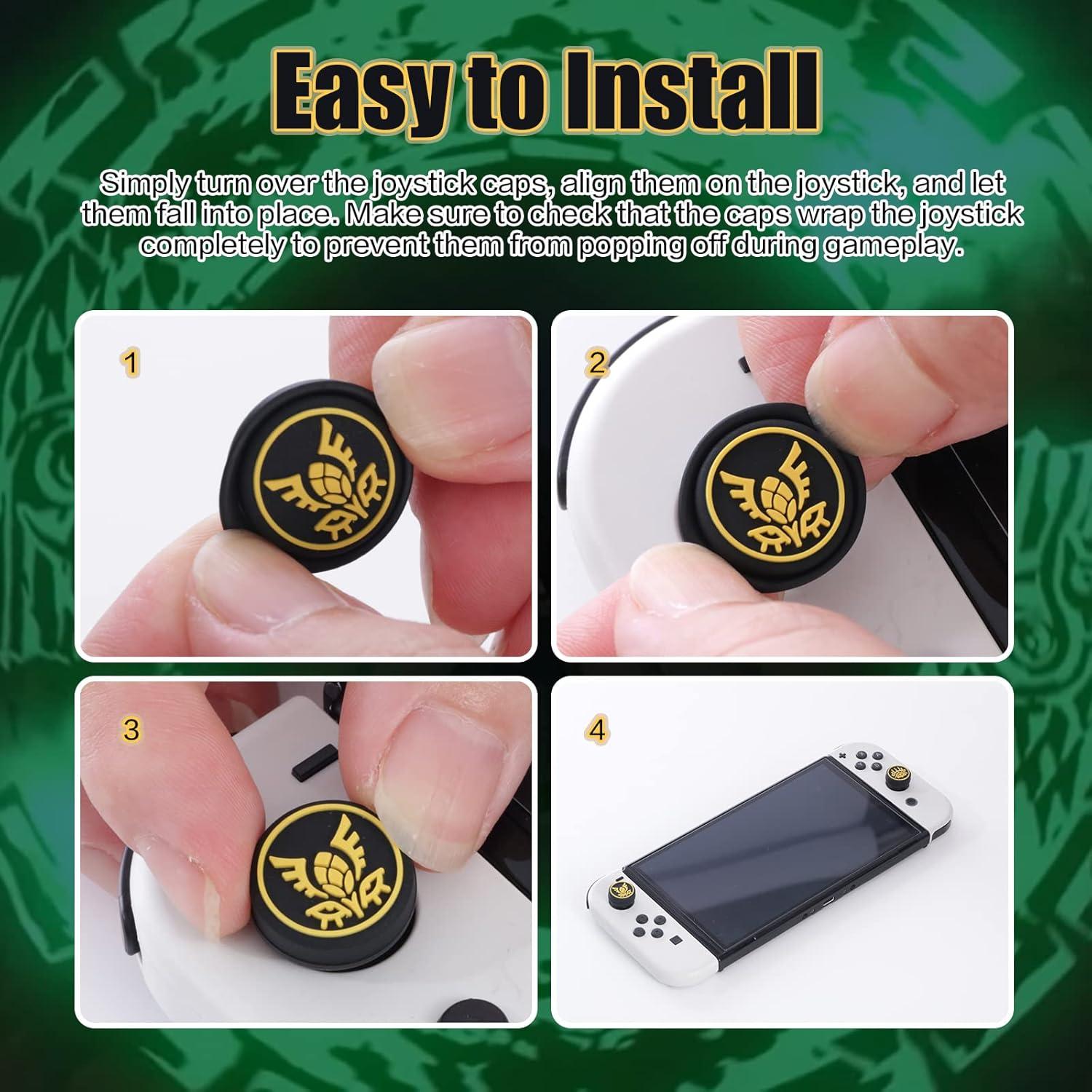 Tapas de Pulgar para Nintendo Switch NANANINO Ojos Amarillos