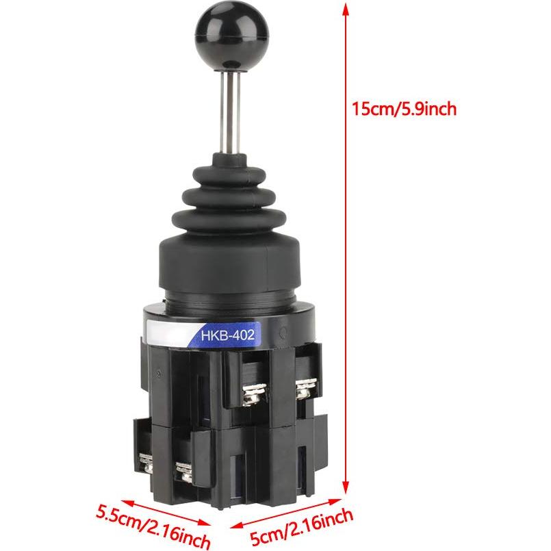 Interruptor de Joystick Uxsiya 4NO Eléctrico 5x7x8 cm