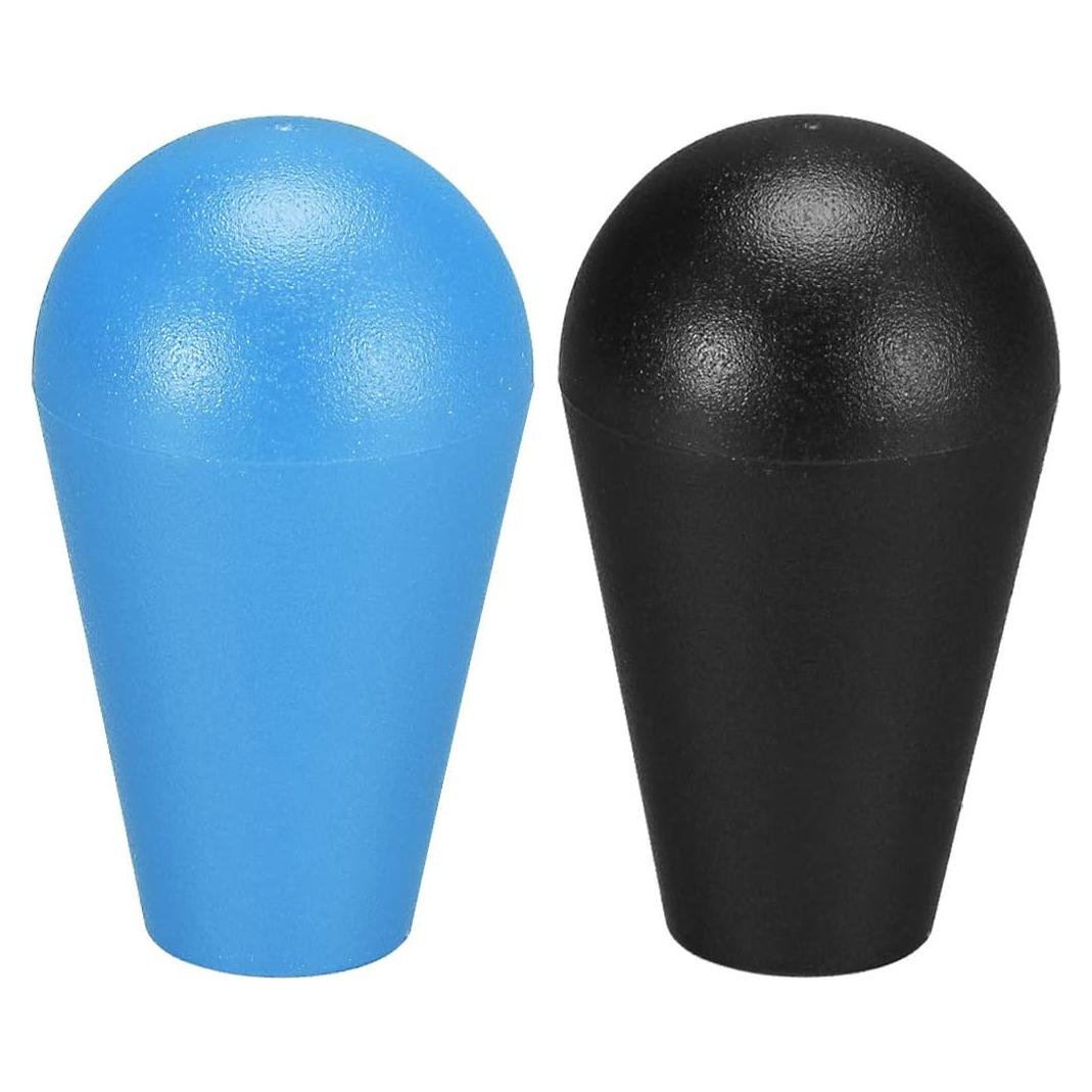 Mango Joystick Elíptico uxcell Azul Negro 2 Piezas