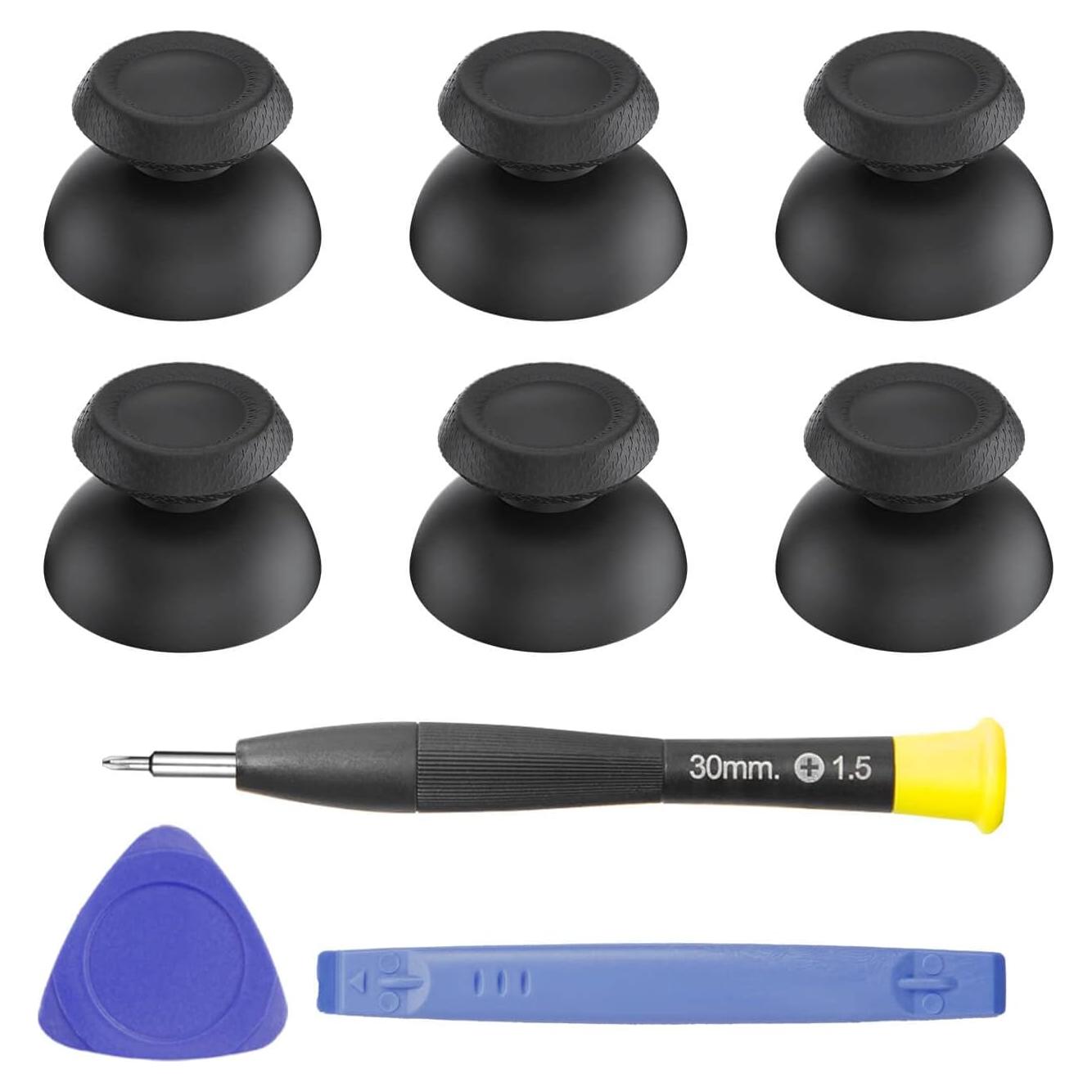 Thumbsticks Reemplazo Aukuoy para Controlador PS5 Negro