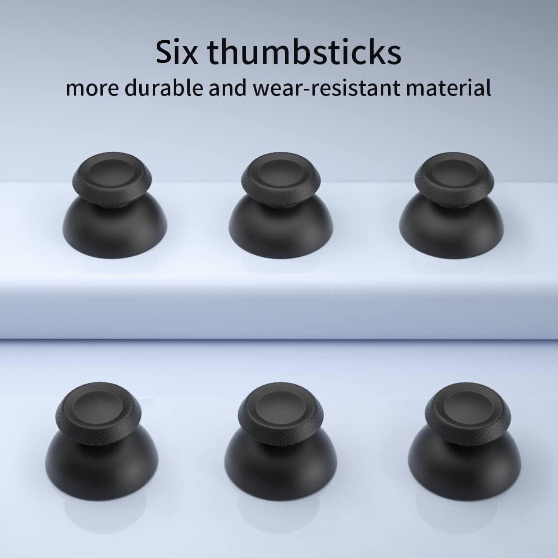 Thumbsticks Reemplazo Aukuoy para Controlador PS5 Negro