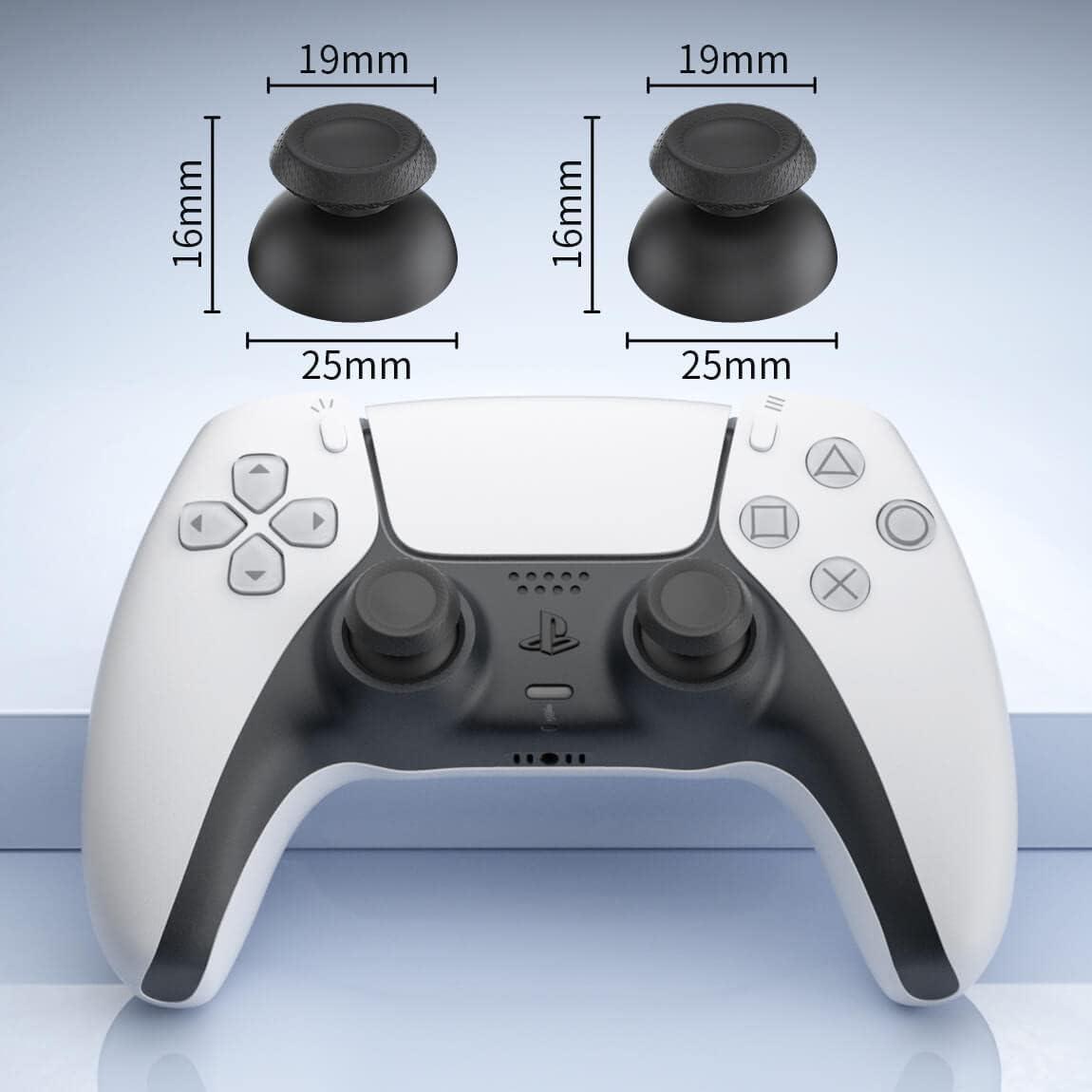 Thumbsticks Reemplazo Aukuoy para Controlador PS5 Negro