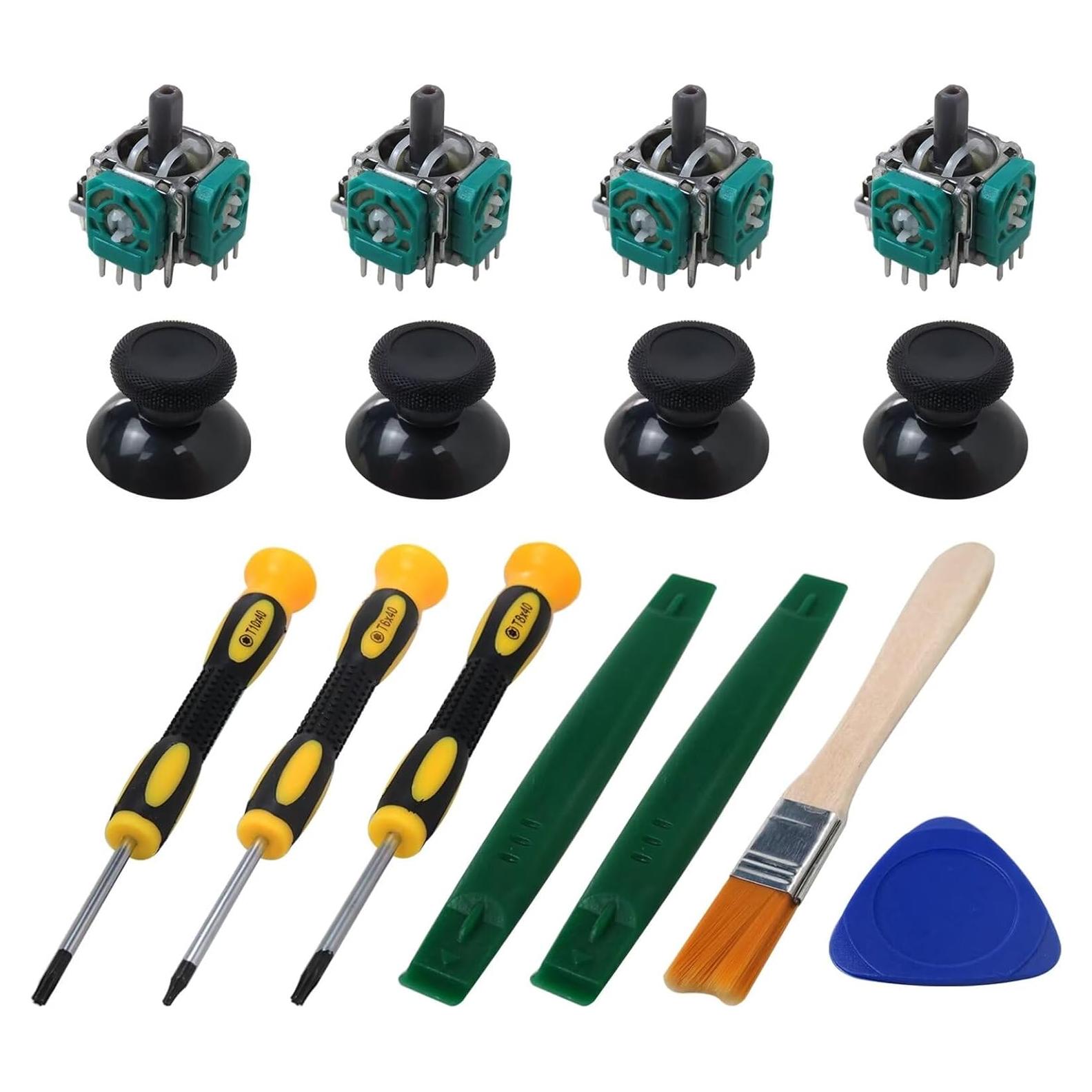 4 Tapas y Joysticks de Reemplazo USonline911 para Xbox One S/X