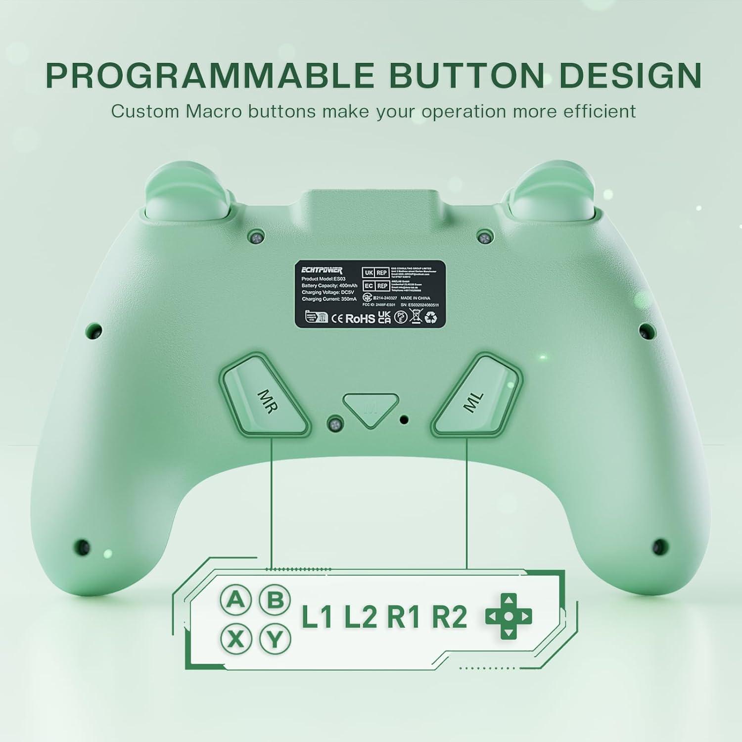 Controlador Inalámbrico ECHTPower Pro para Switch/PC/Android