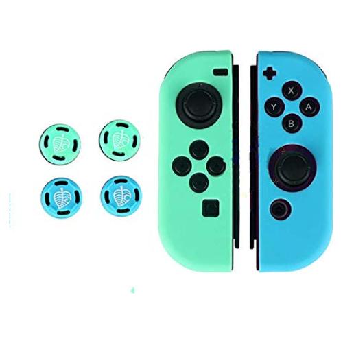 Cubierta de Silicona para Joy-Con Nintendo Switch Verde-Azul
